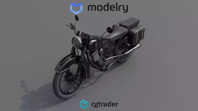Sport Touring Motorcycle 3D model