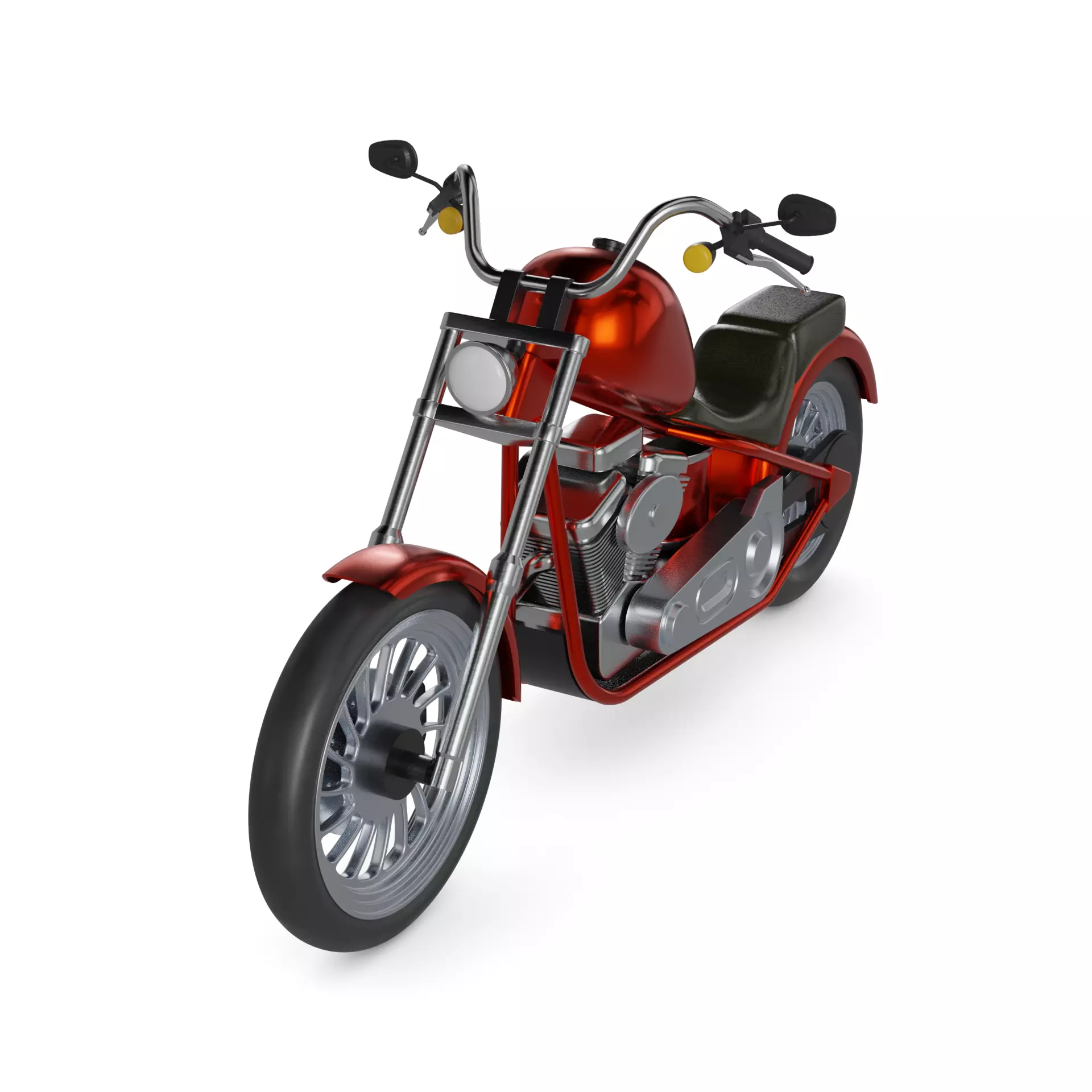 Chopper 3D model_0