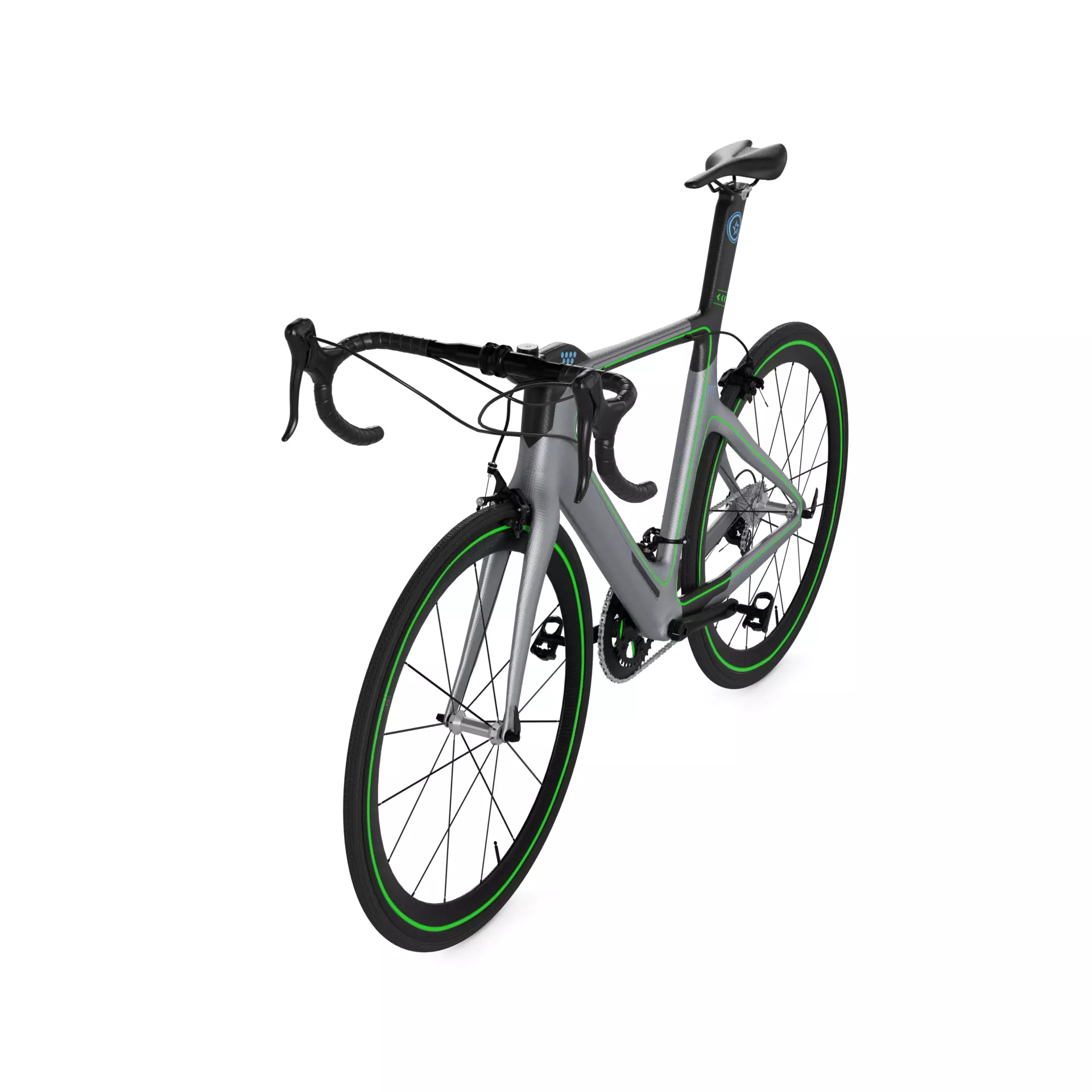 Aero Road Bike 3D model_0