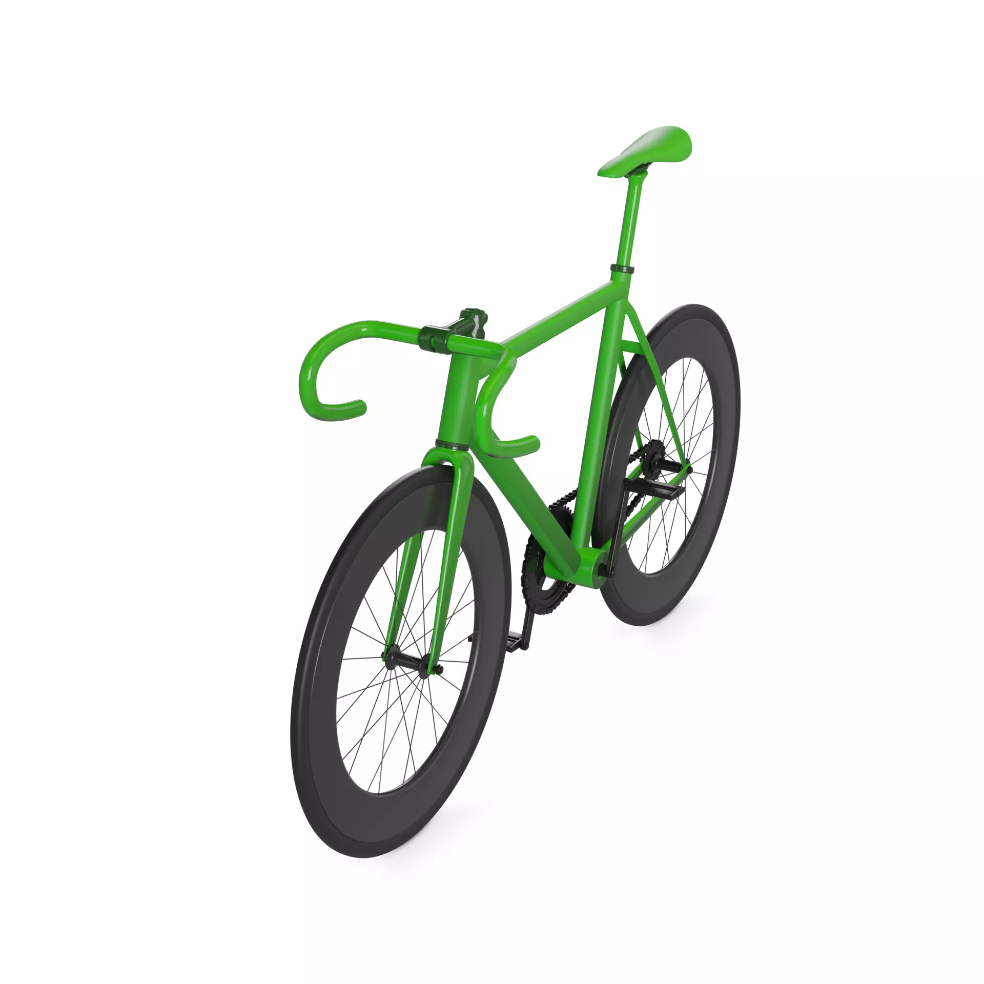 Track Bike 3D model_0