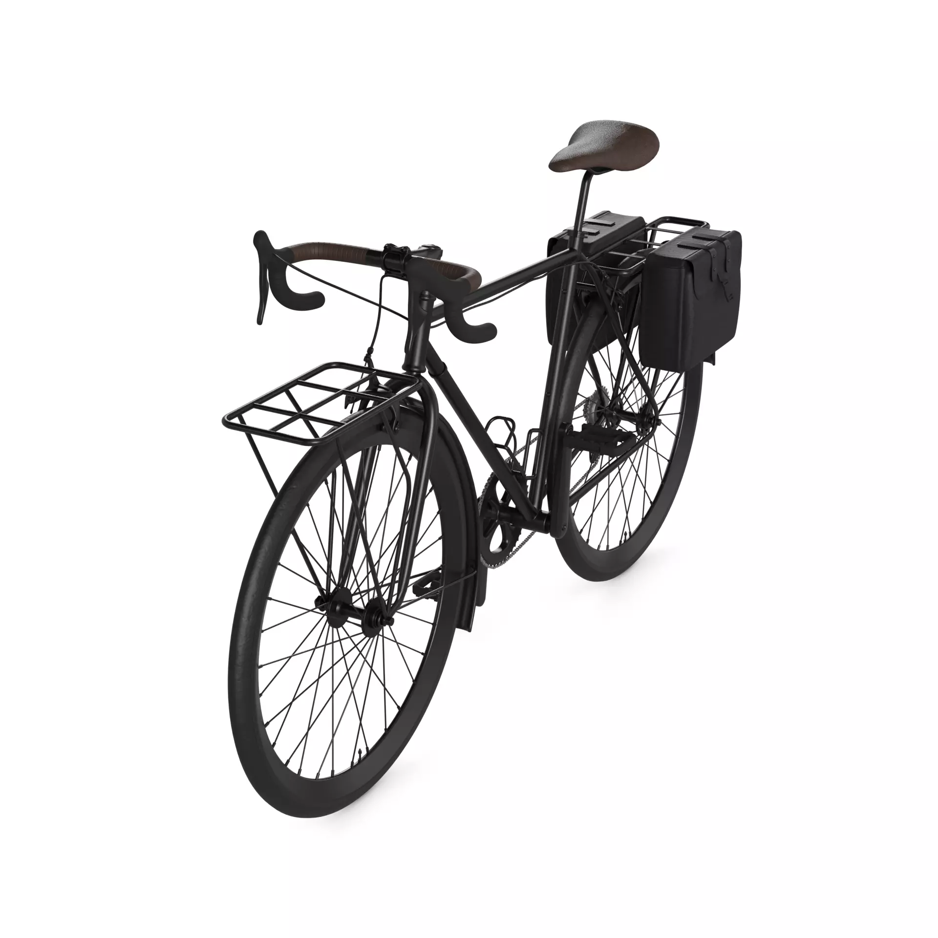 Touring Bike 3D model_0