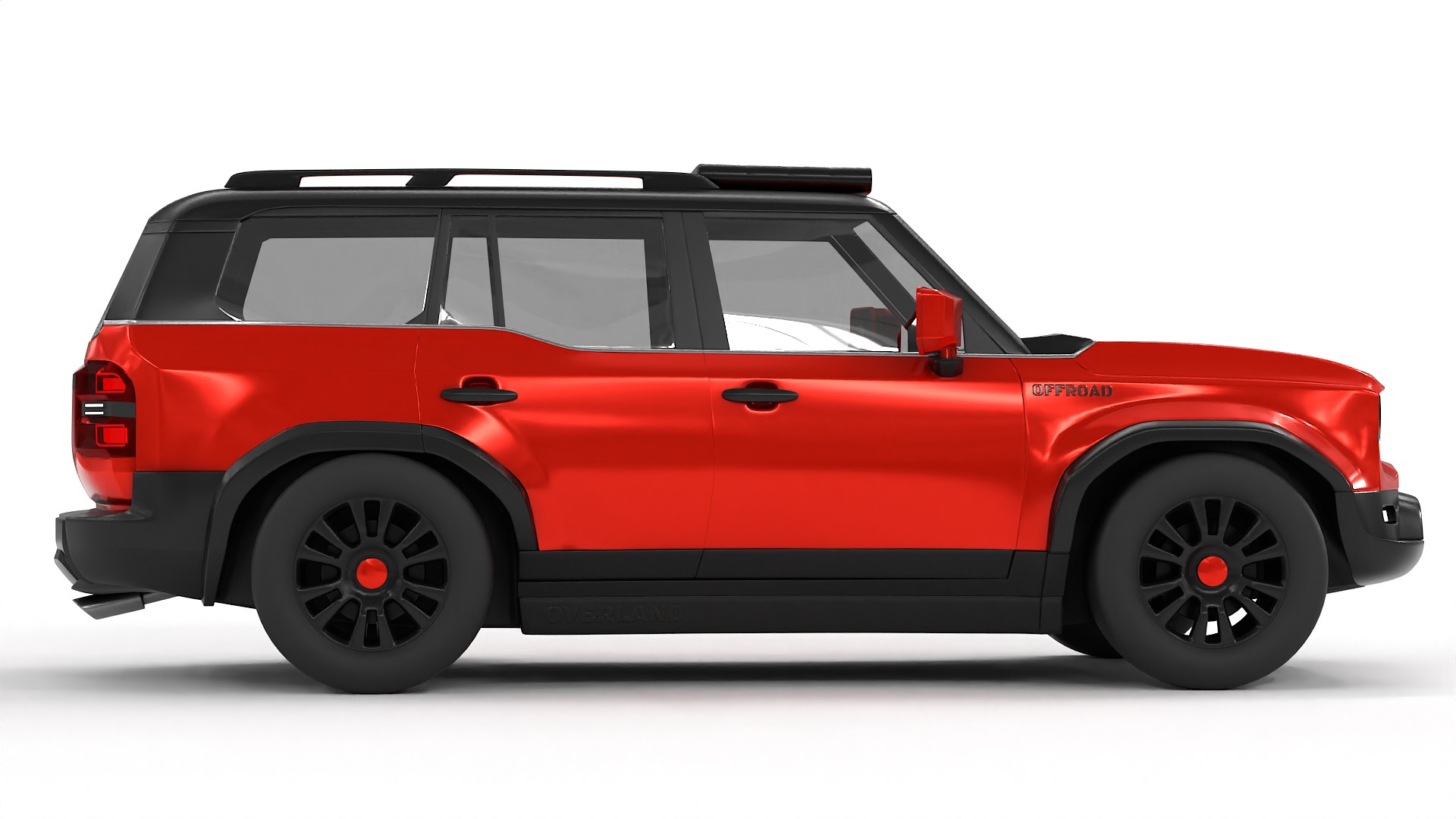 Overland Offroad Hybrid Vehicle HEV 4x4 3D model_2