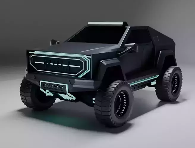 MULI Phantom  Cyber Offroad Concept 4x4 Truck 