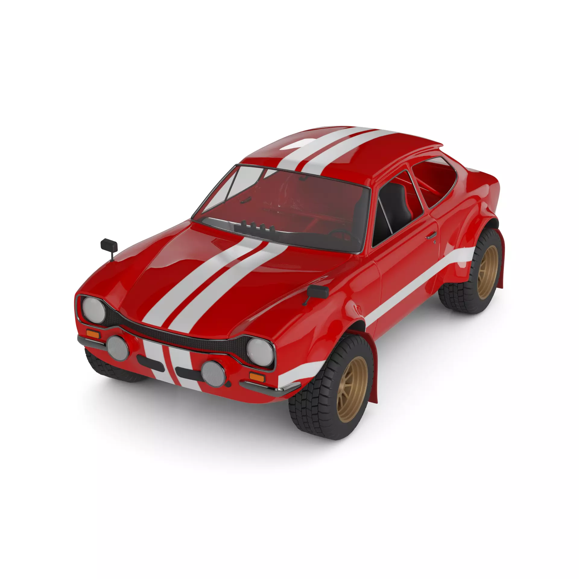 Rally Car 3D model_0