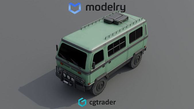 Off road Camper Van 3D model