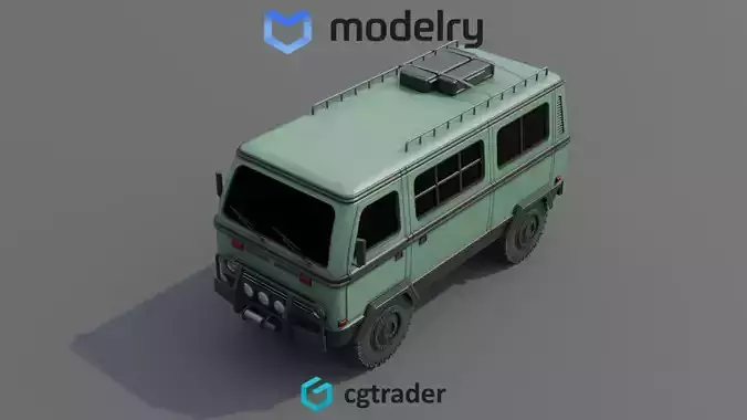 Off road Camper Van 3D model