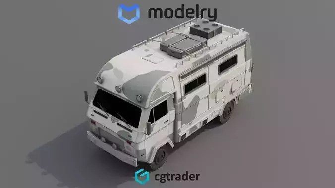 Off road Camper Van 3D model