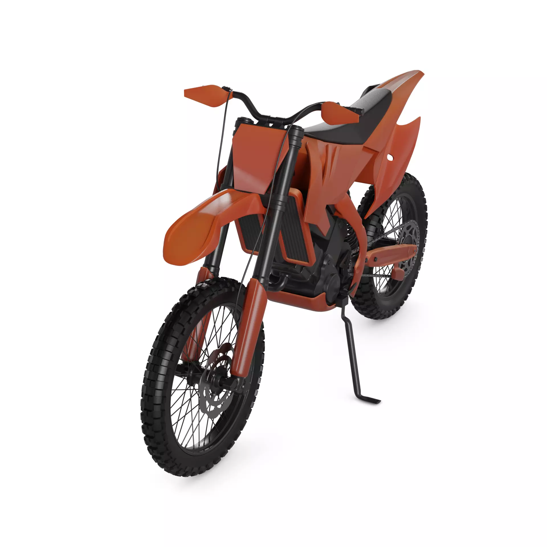Motocross Motorcycle 3D model