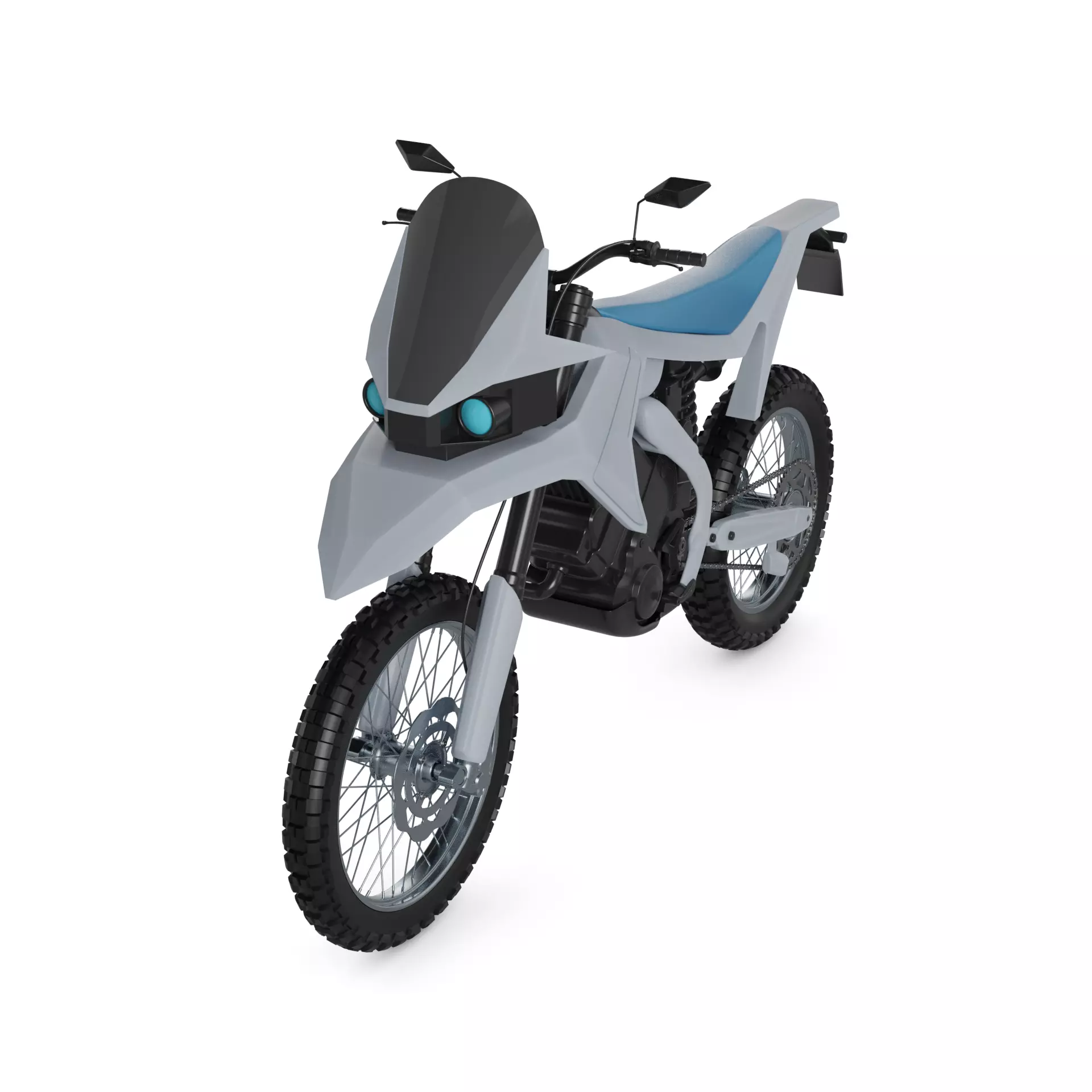 Enduro Motorcycle 3D model