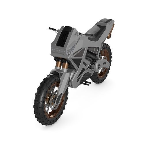 Enduro Motorcycle 3D model