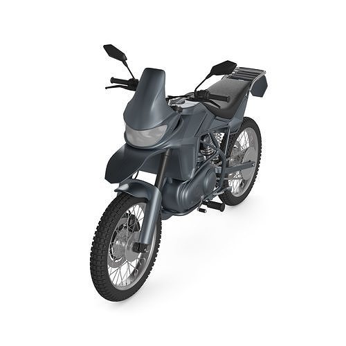 Trail Motorcycle 3D model
