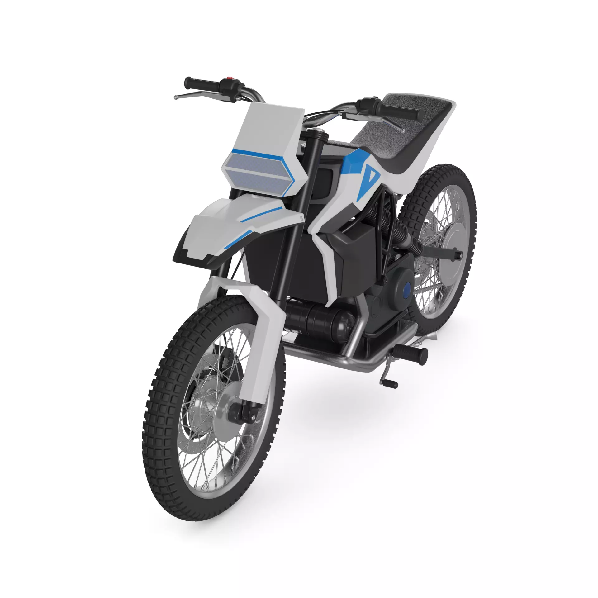 Trail Motorcycle 3D model