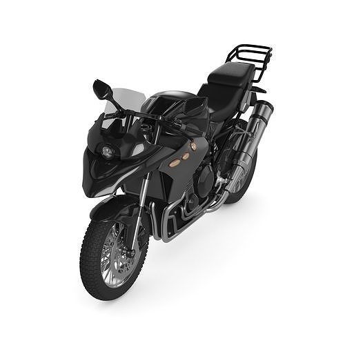 Dual Sport Motorcycle 3D model