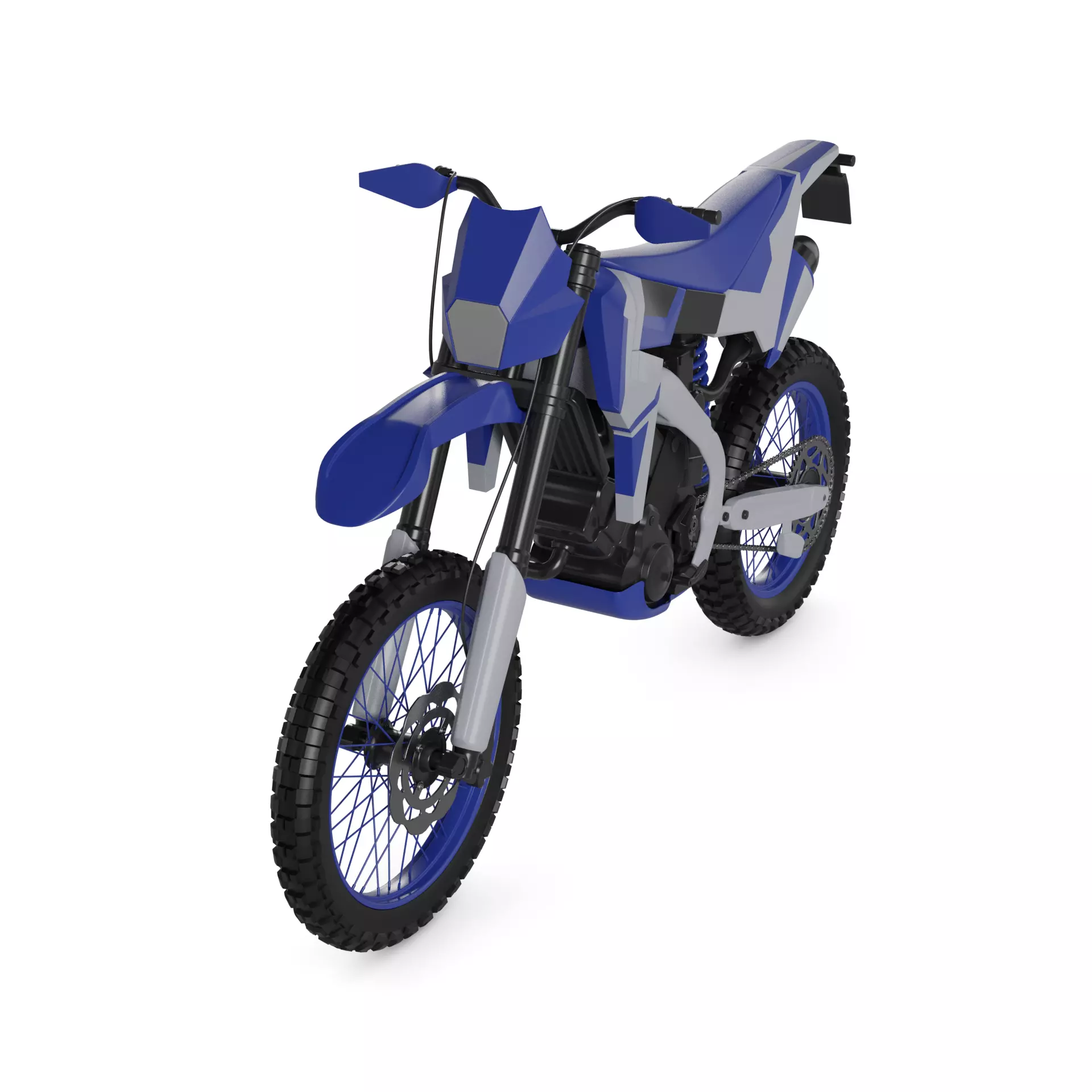 Supermoto Motorcycle 3D model