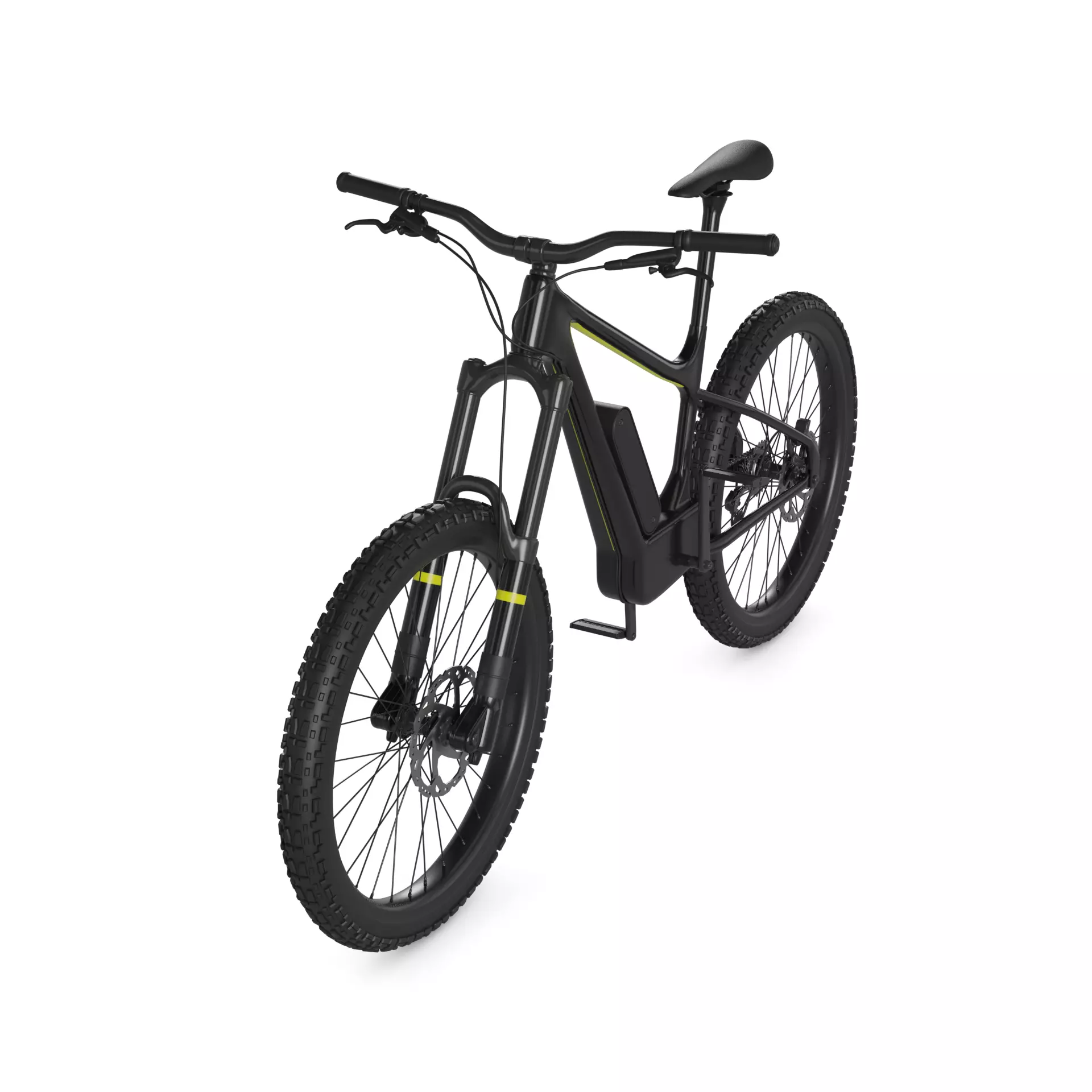 Electric Mountain Bicycle 3D model