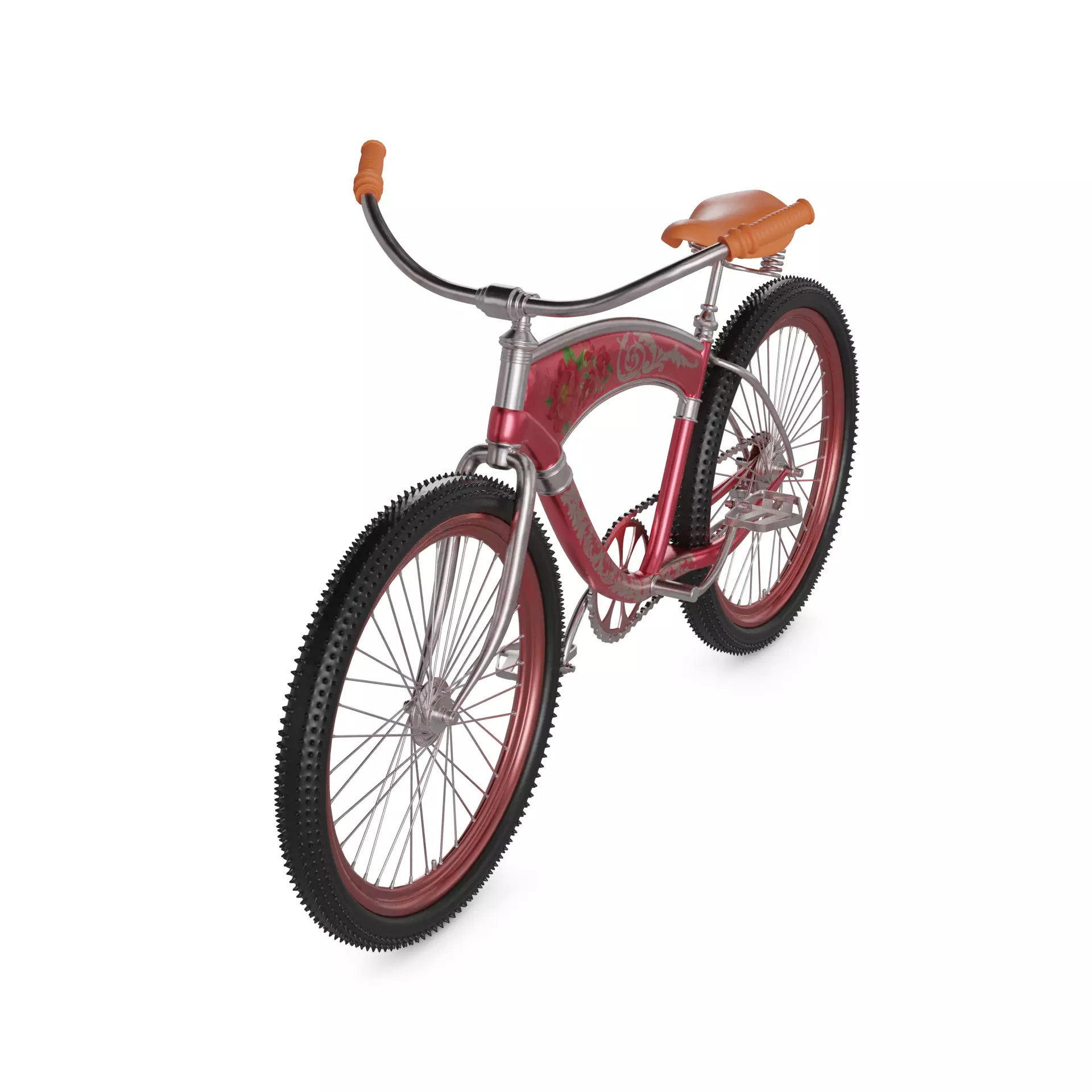 Downhill Bicycle 3D model_0