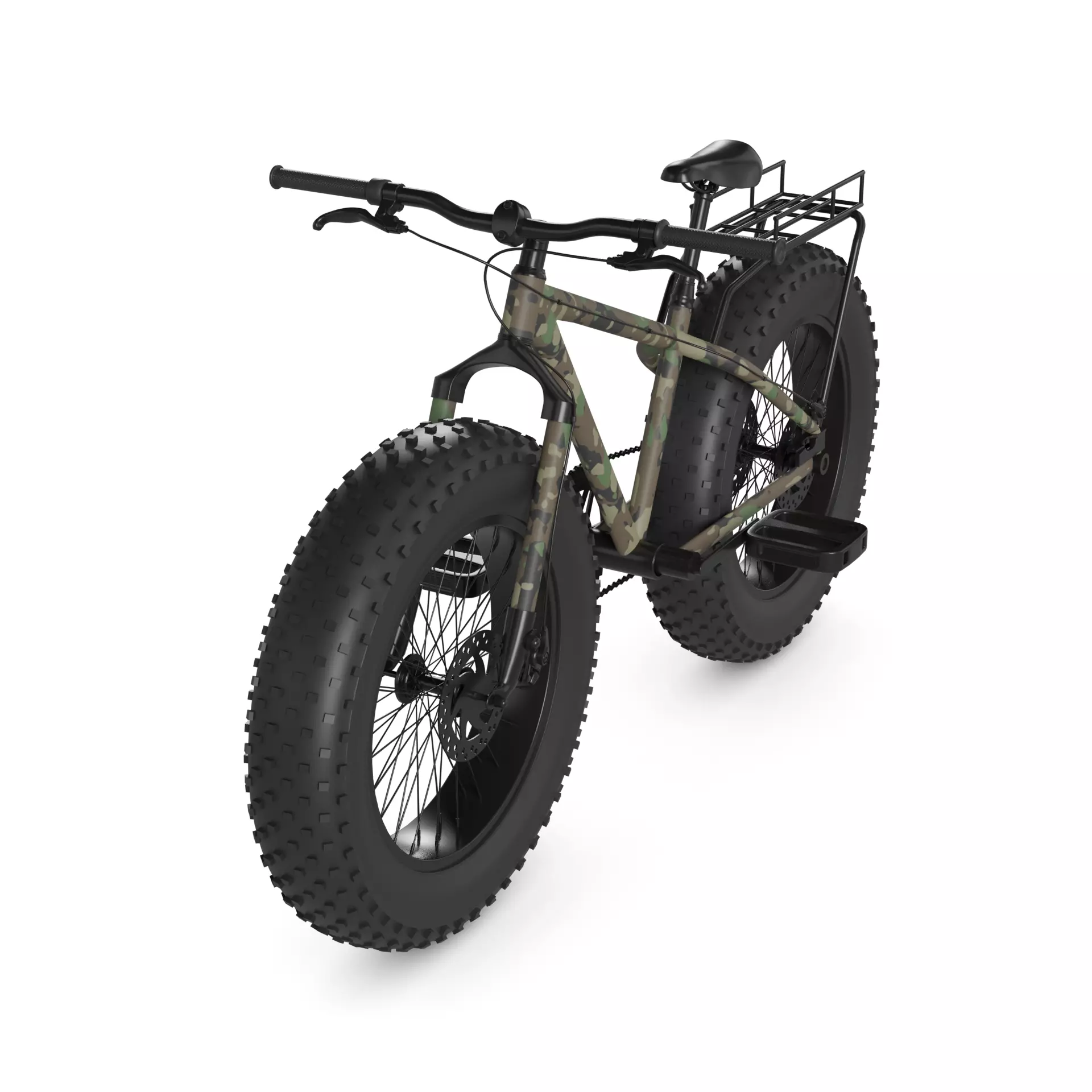 Fat Bicycle 3D model_0