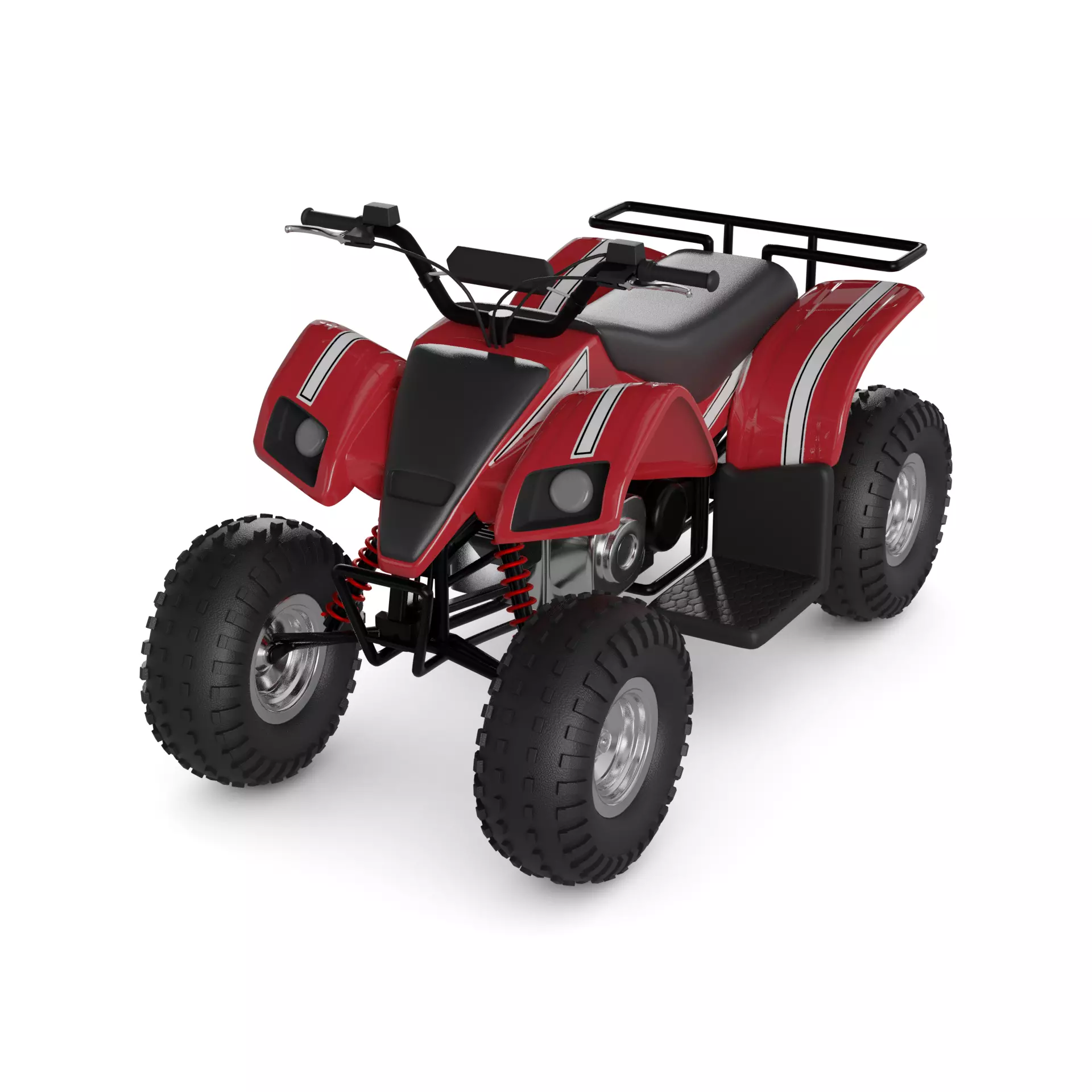 Quad bike 3D model_0
