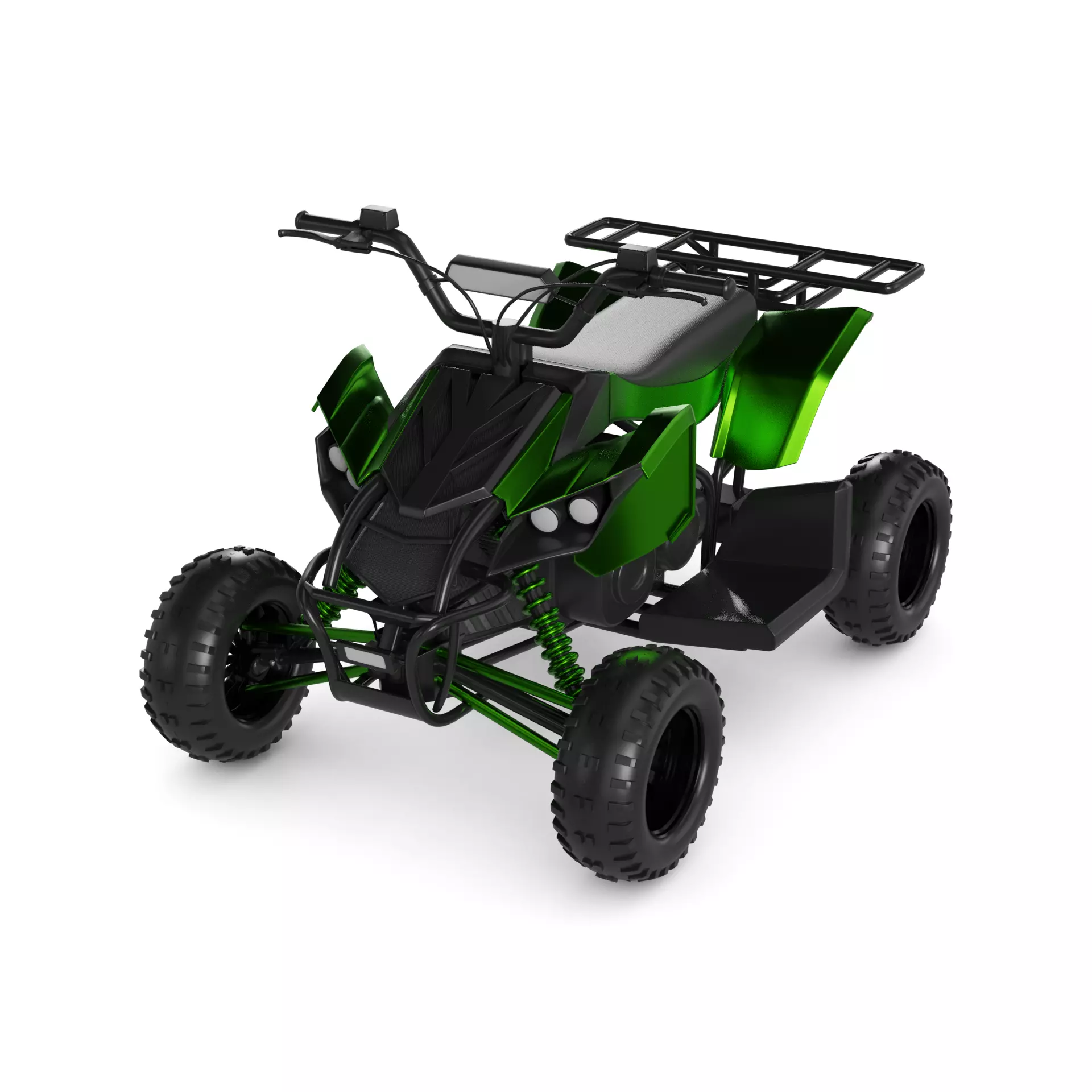 Quad bike 3D model_0