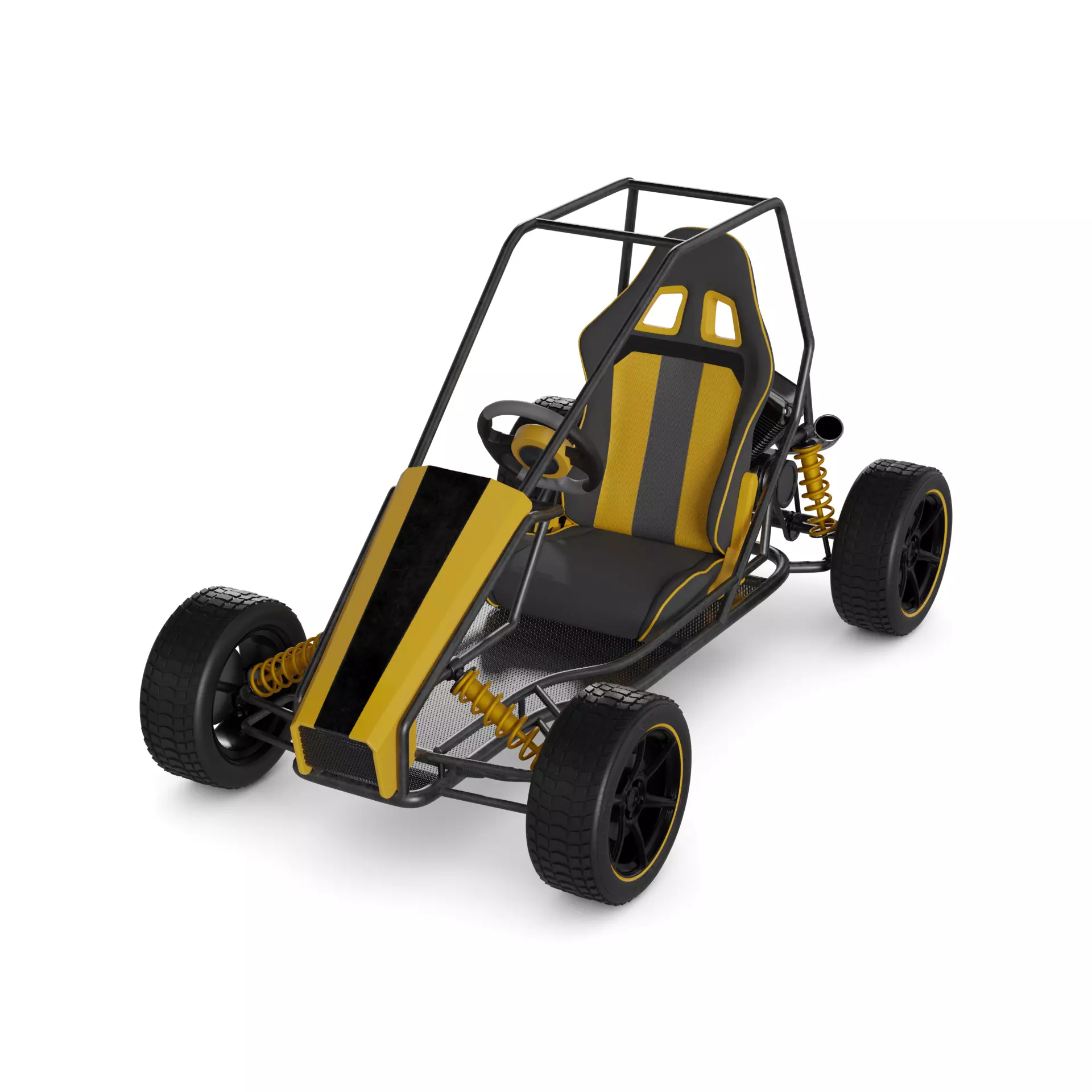 Off road Go Kart 3D model_0