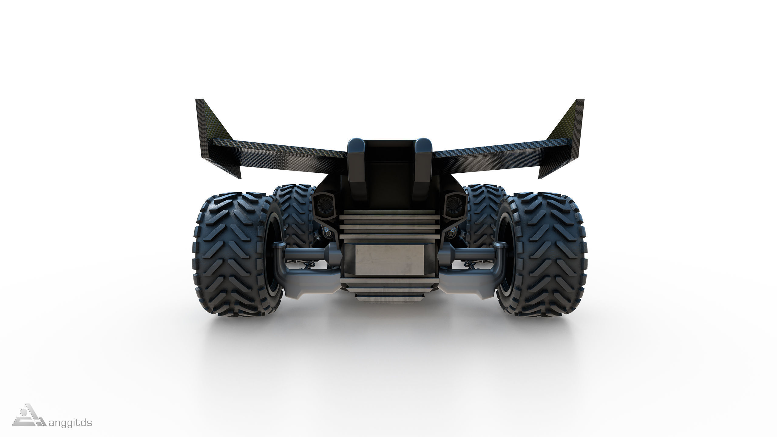 Off road Go Kart 3D model_3