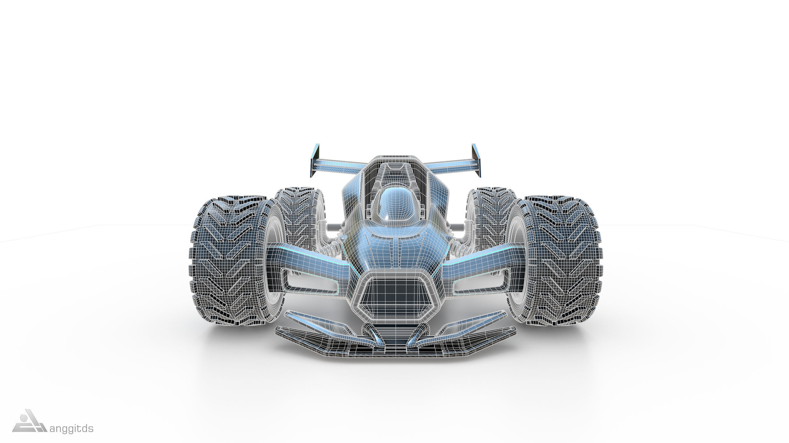 Off road Go Kart 3D model_11