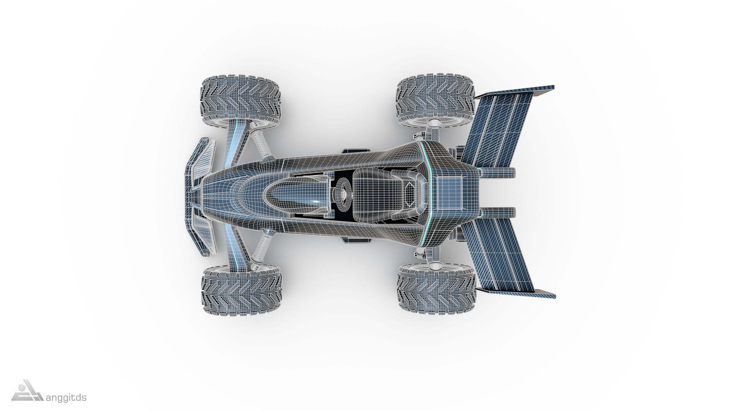 Off road Go Kart 3D model_12