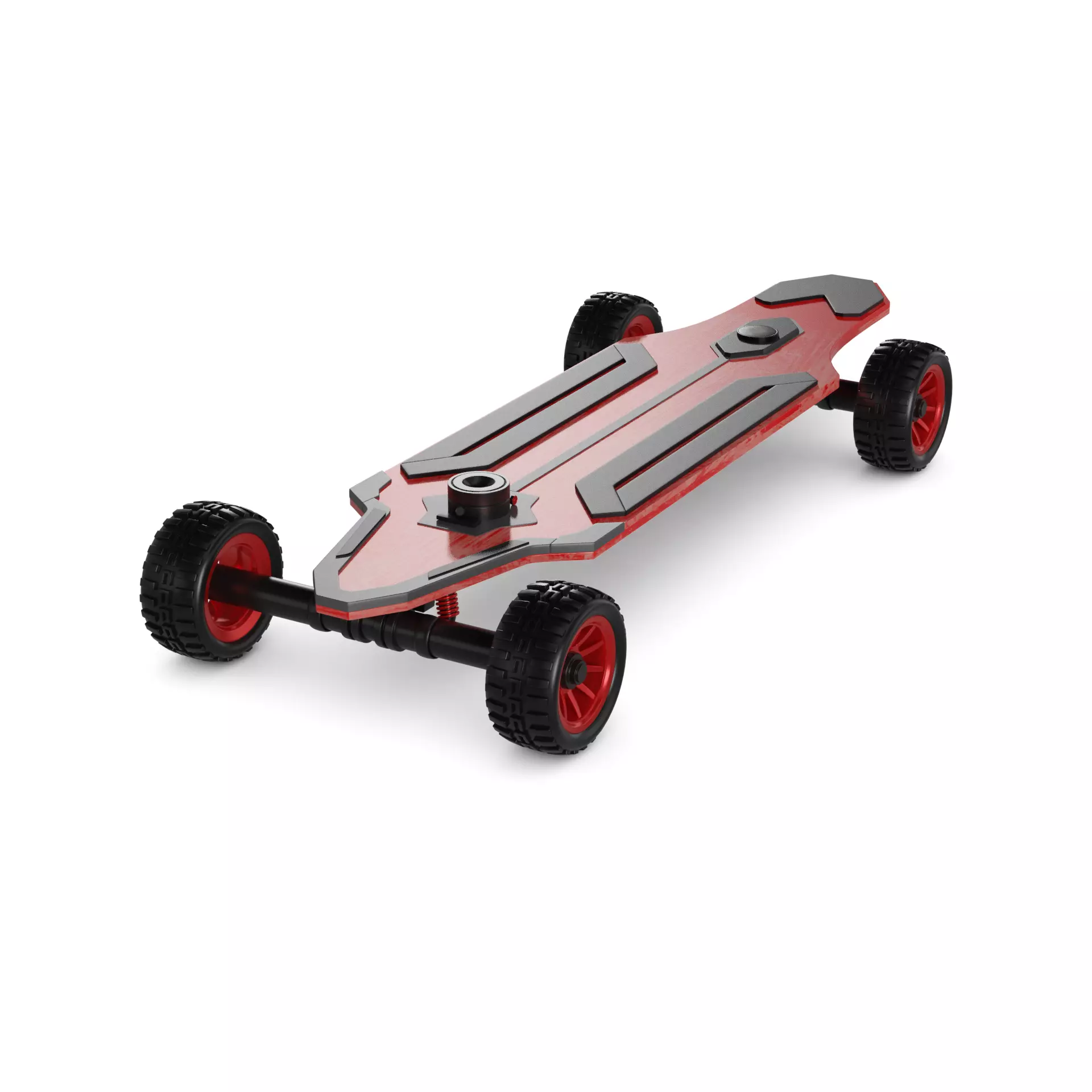 Off road Skateboard 3D model_0