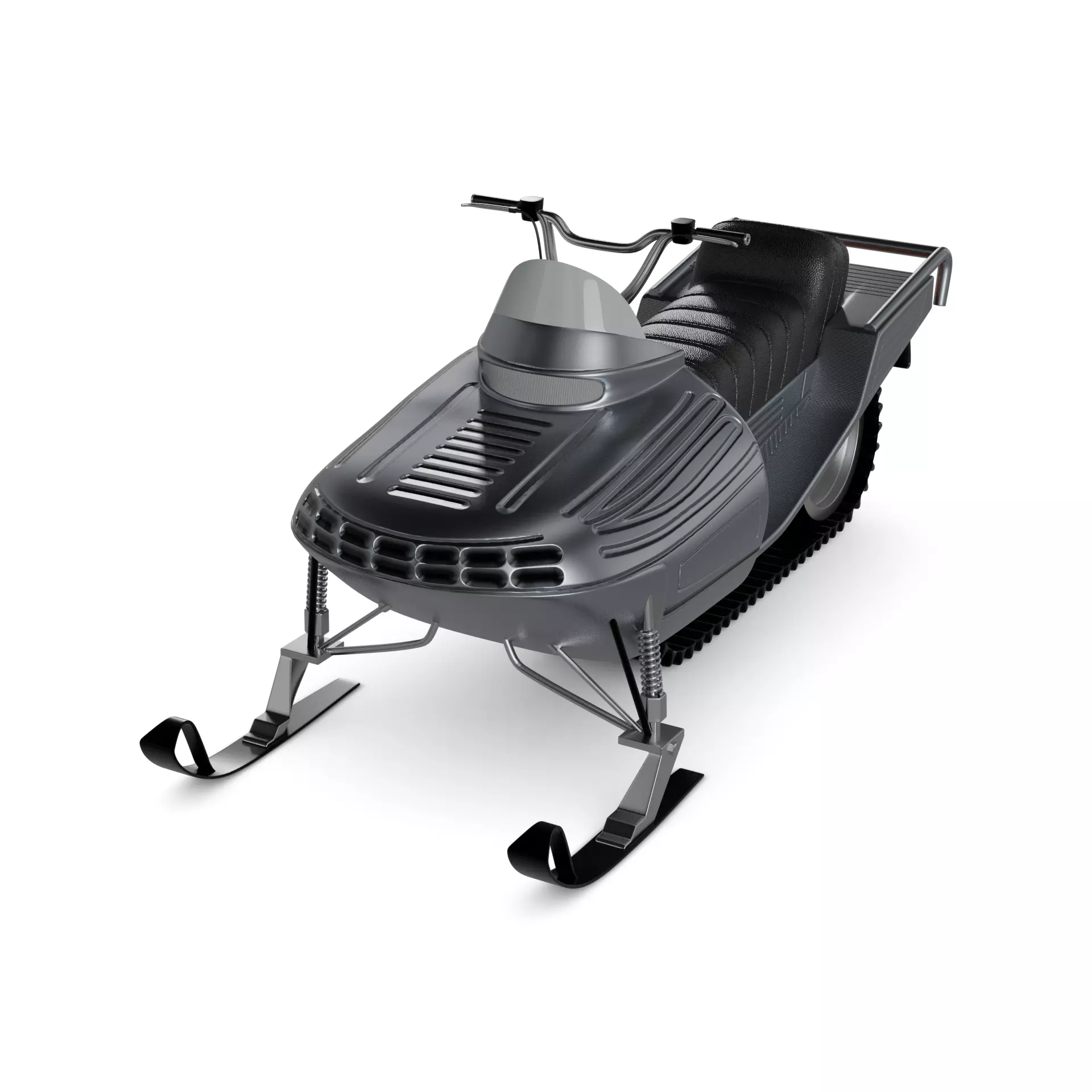 Snowmobile 3D model_0