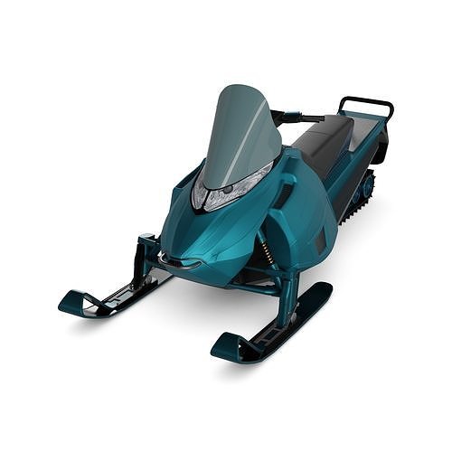 Snowmobile 3D model