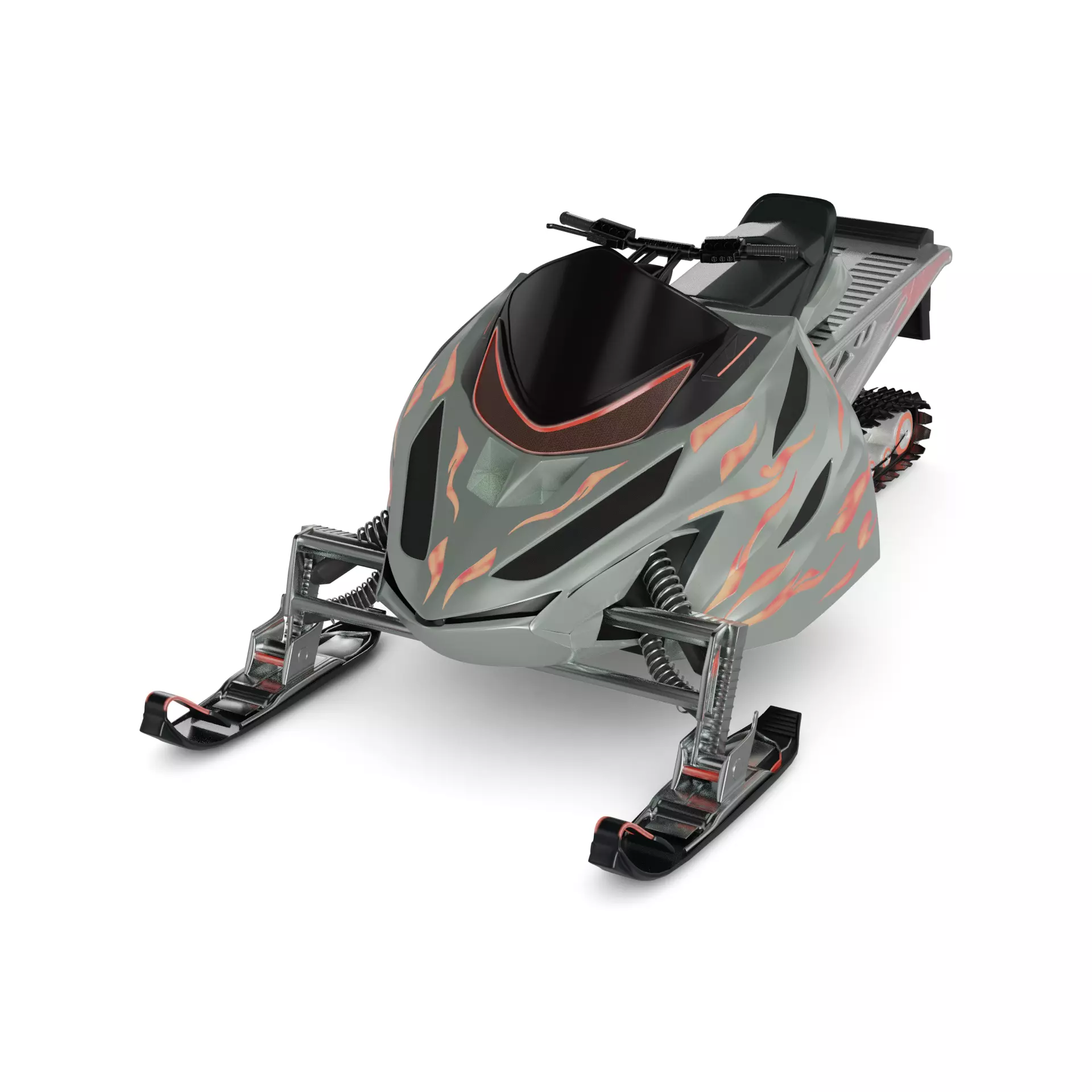 Ice Racing Vehicle 3D model_0