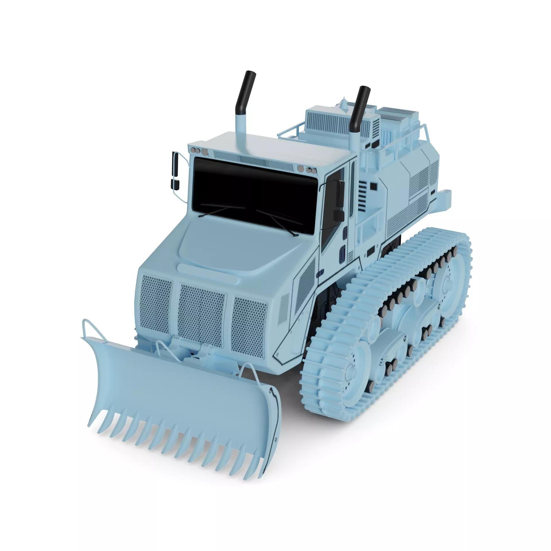 Snowcat 3D model_0