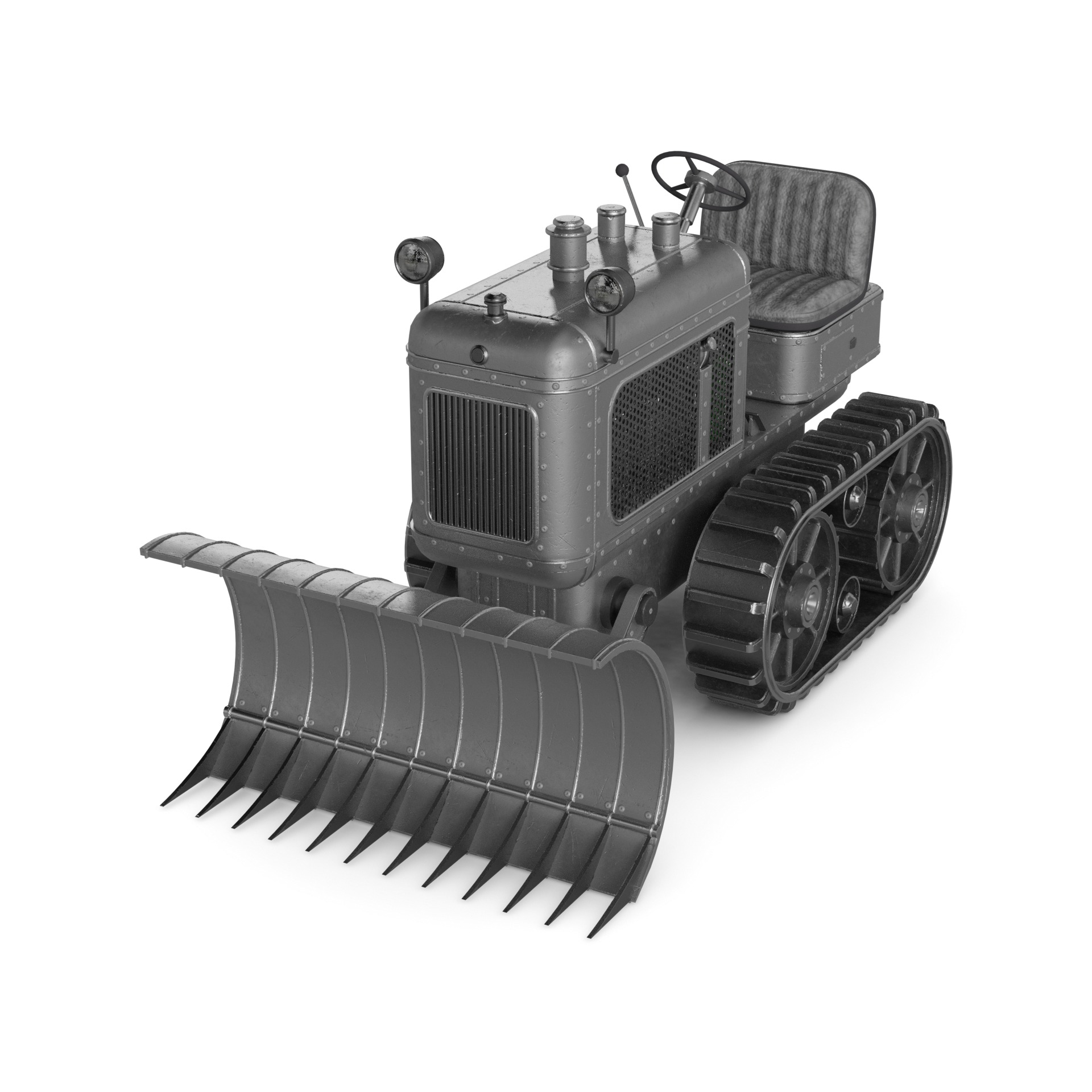Snow Plow 3D model_4