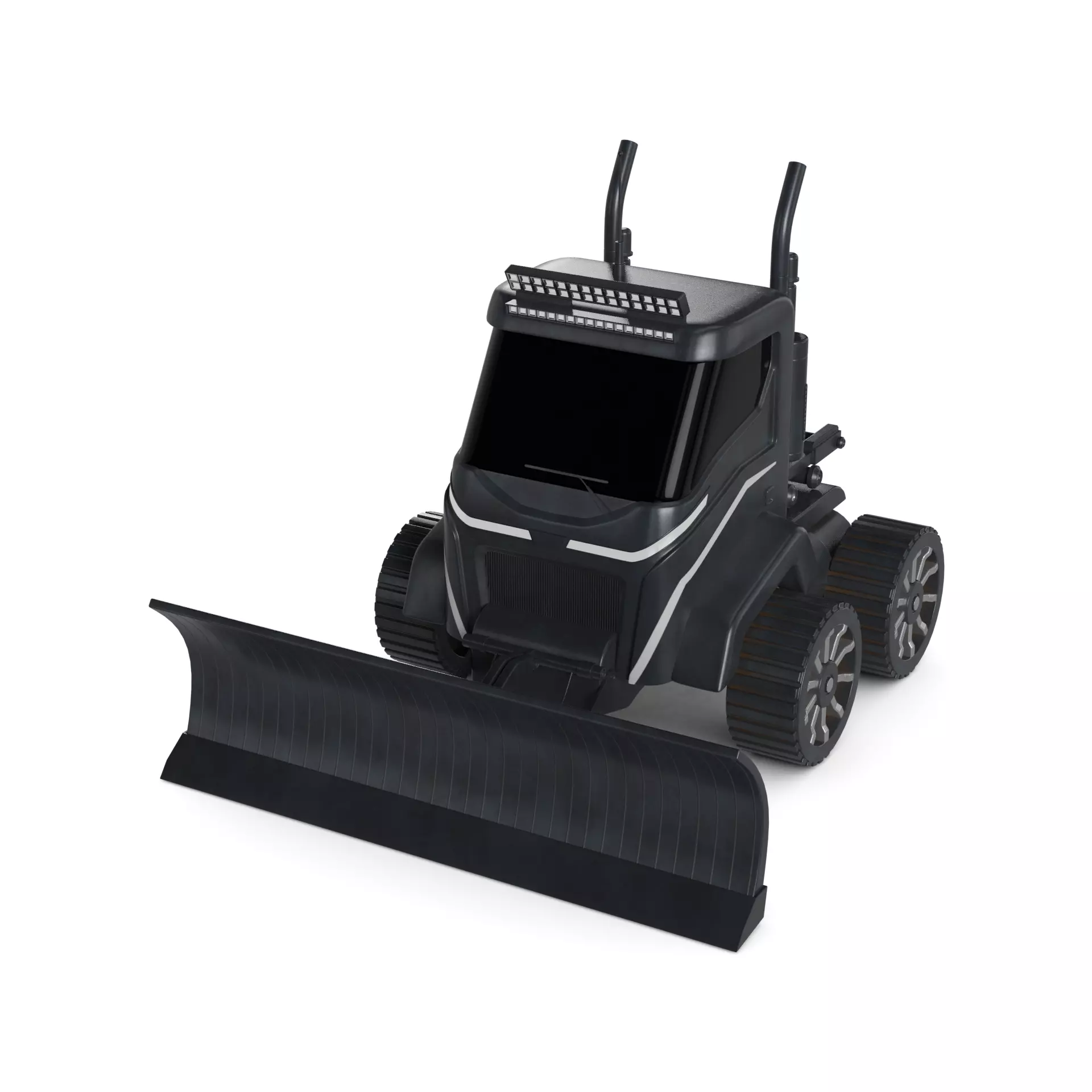 Snow Plow 3D model_0