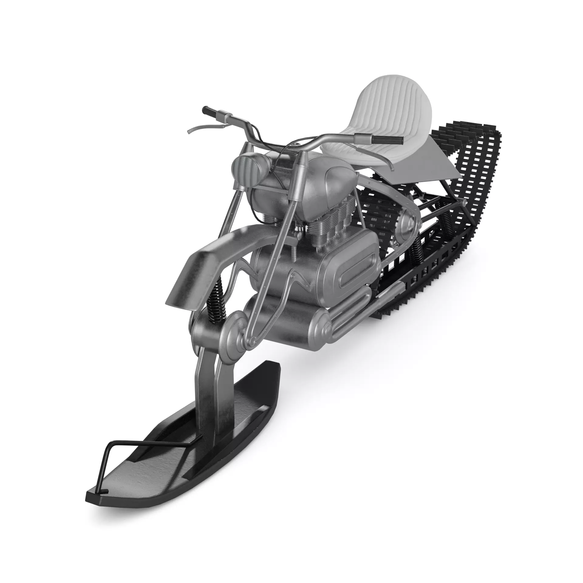 Snow Bike 3D model_0