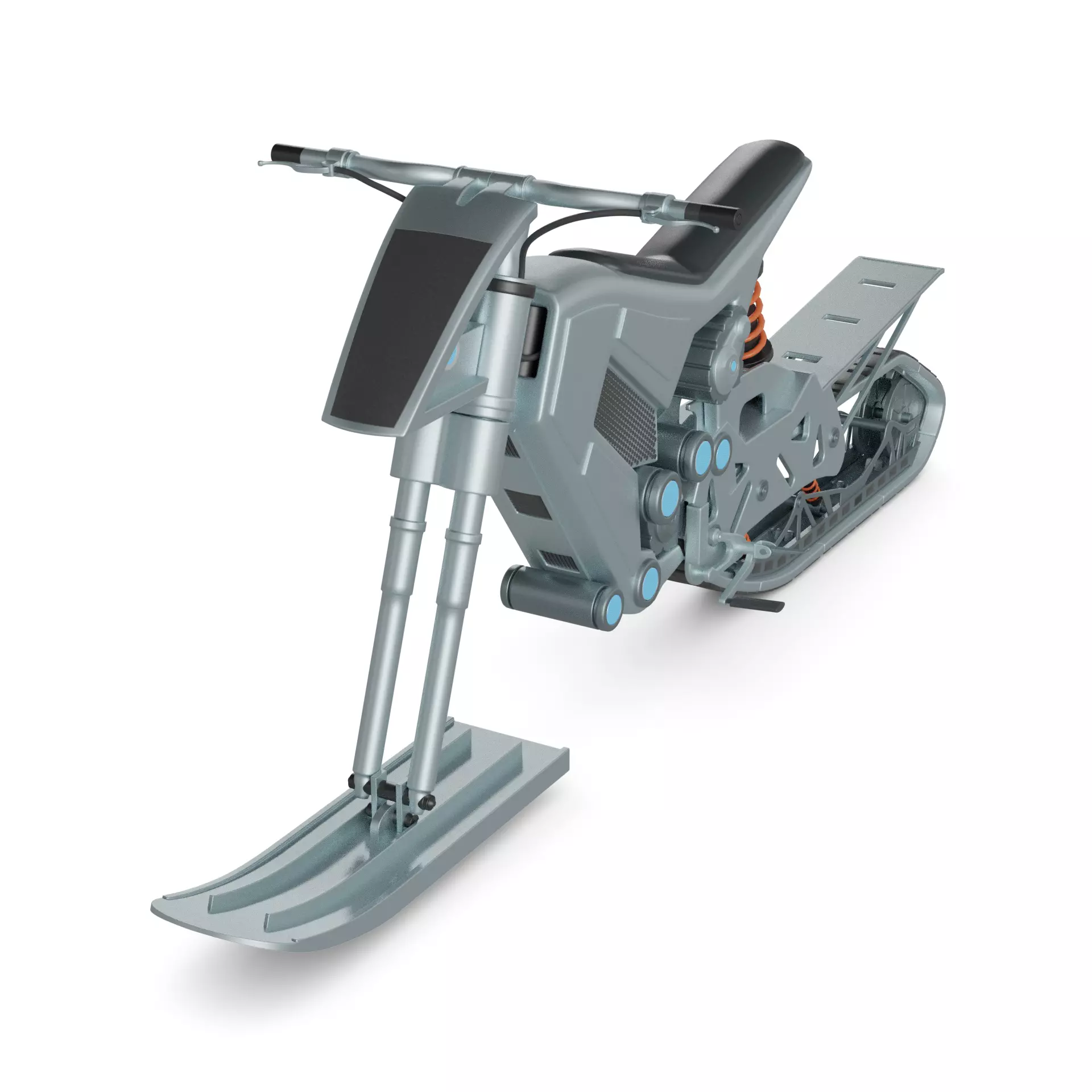 Snow Bike 3D model_0