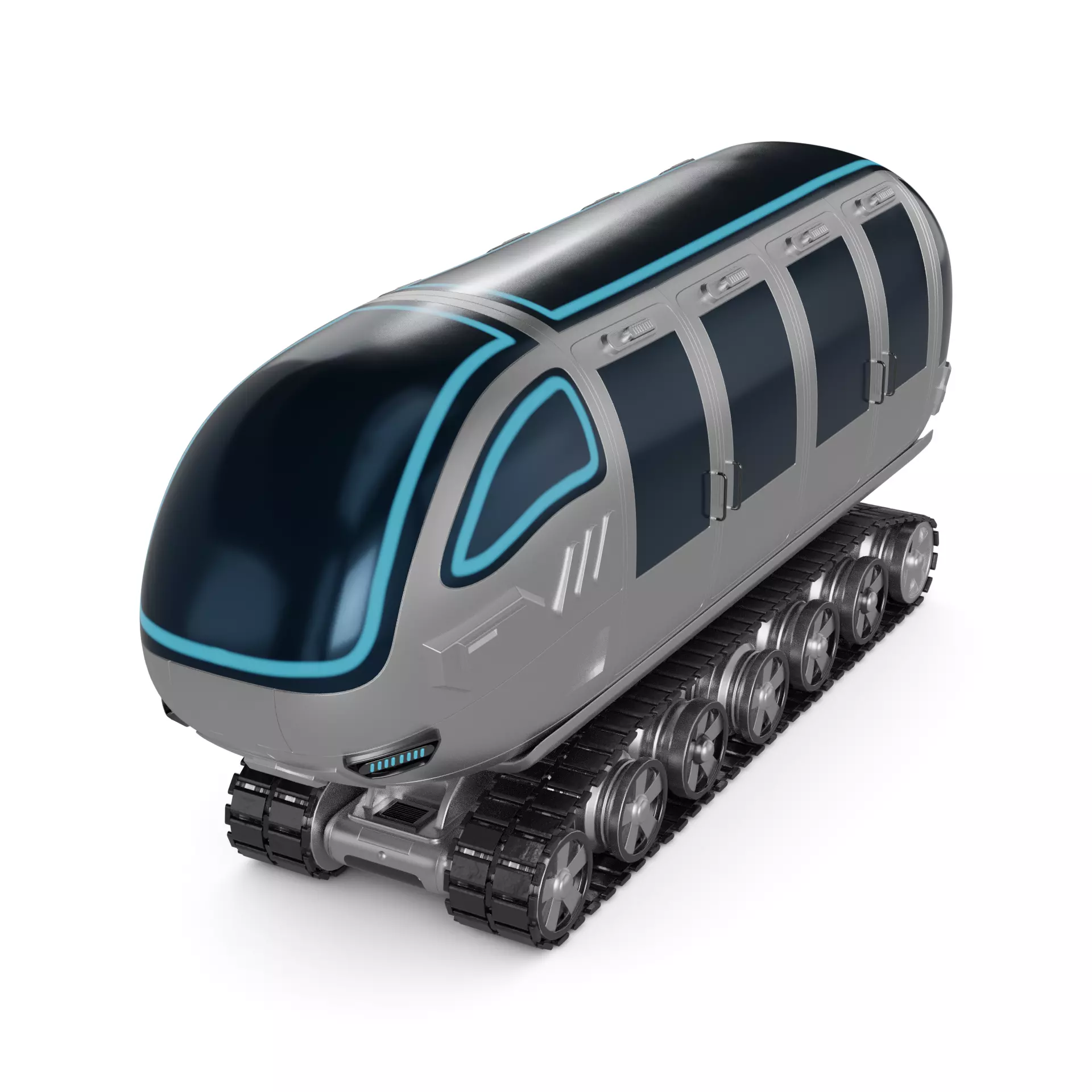 Snow Coach 3D model_0