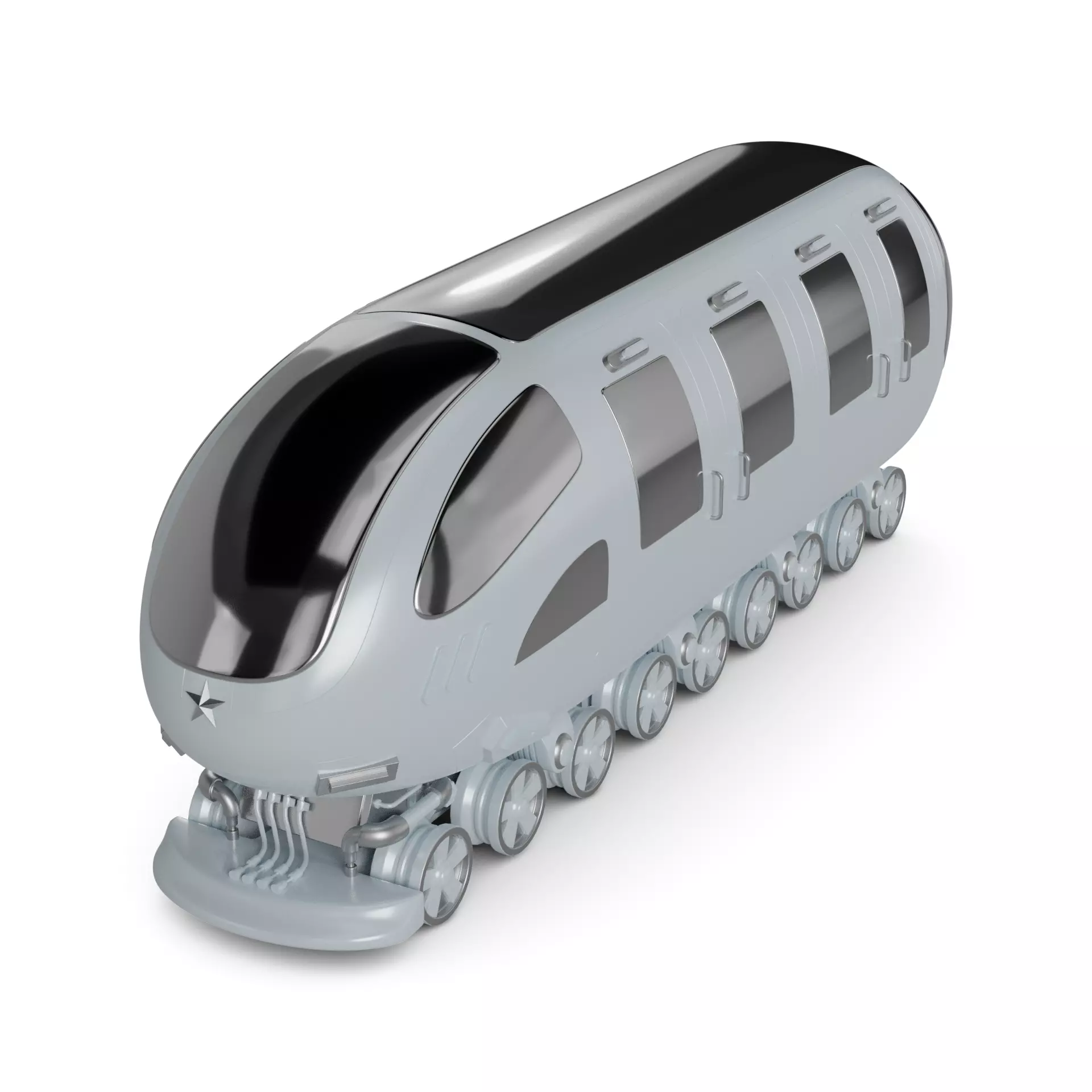 Snow Coach 3D model_0