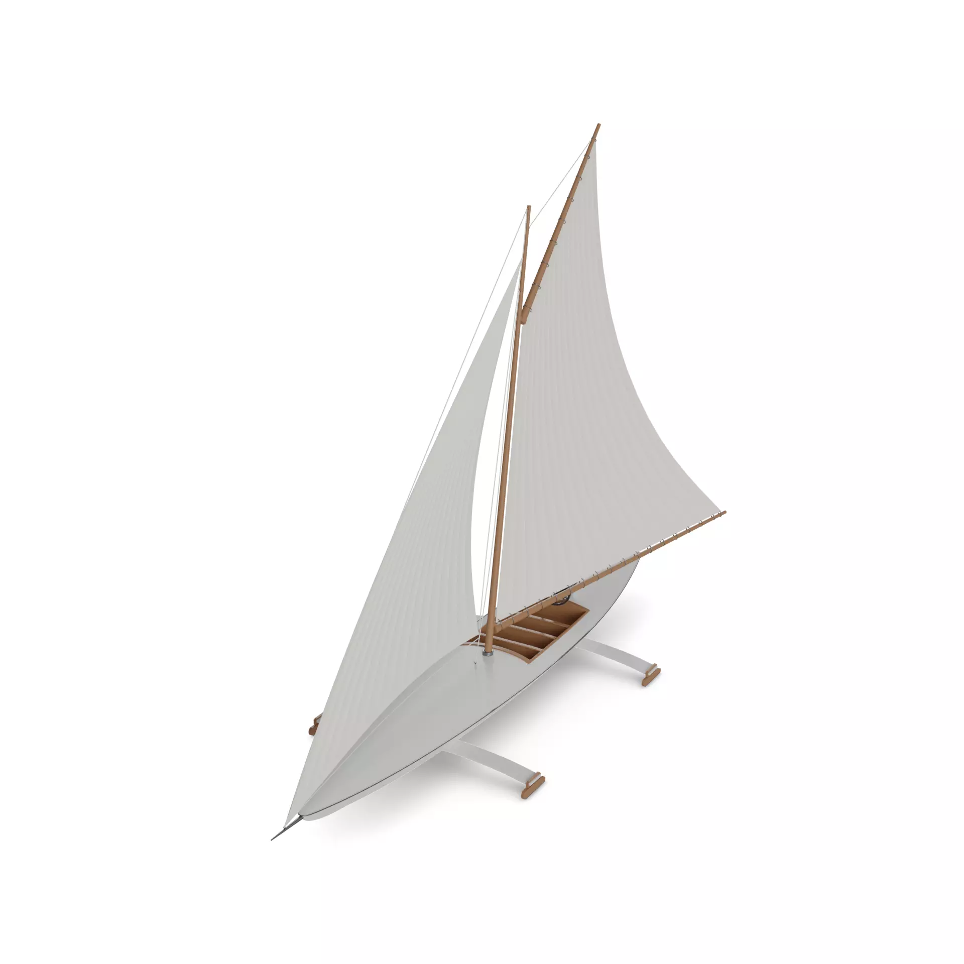 Iceboat 3D model_0