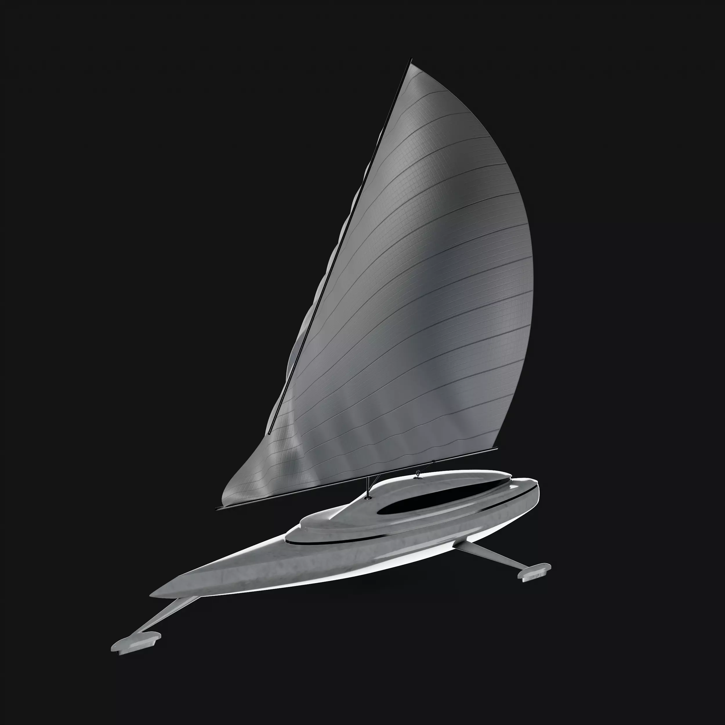 Iceboat 3D model_0