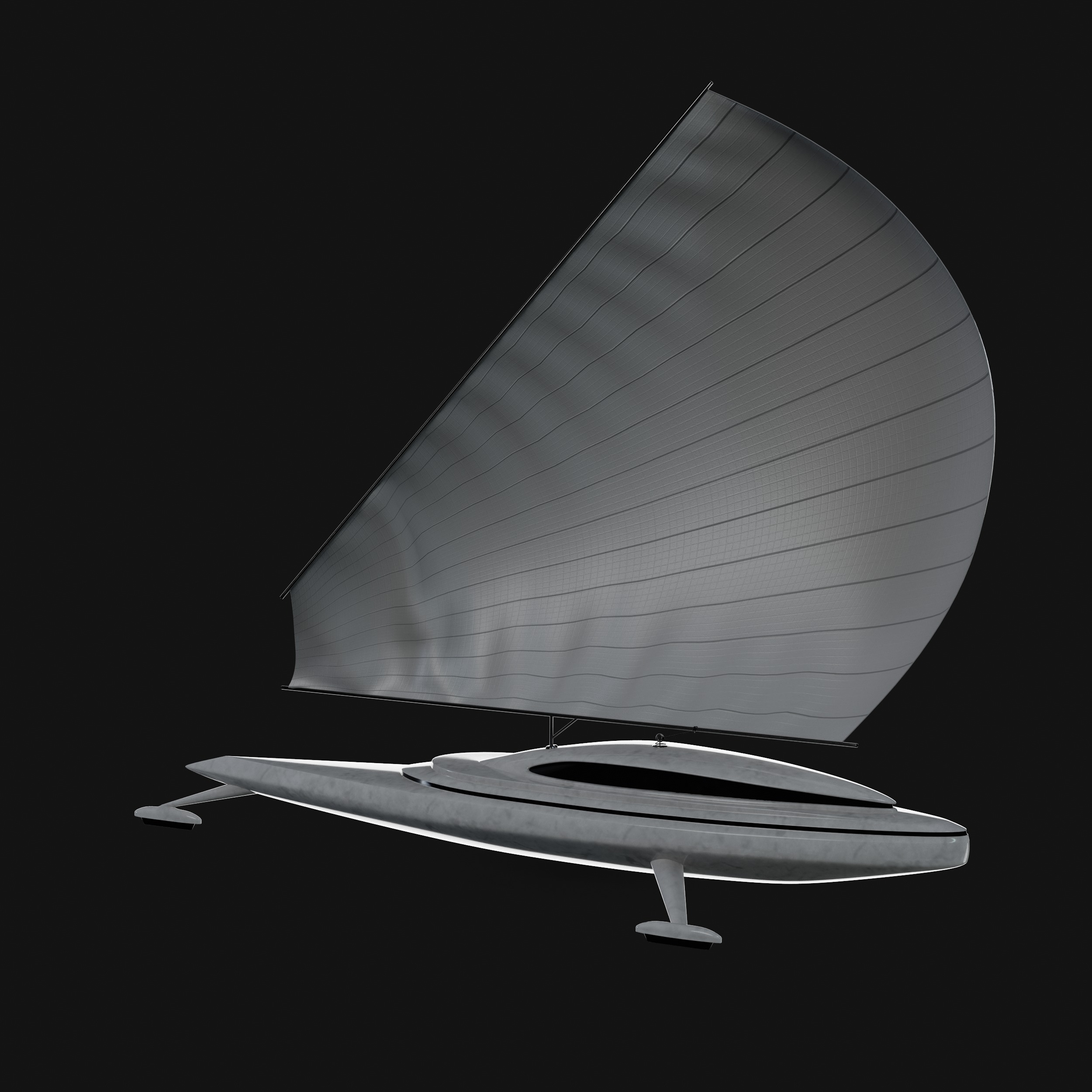 Iceboat 3D model_8