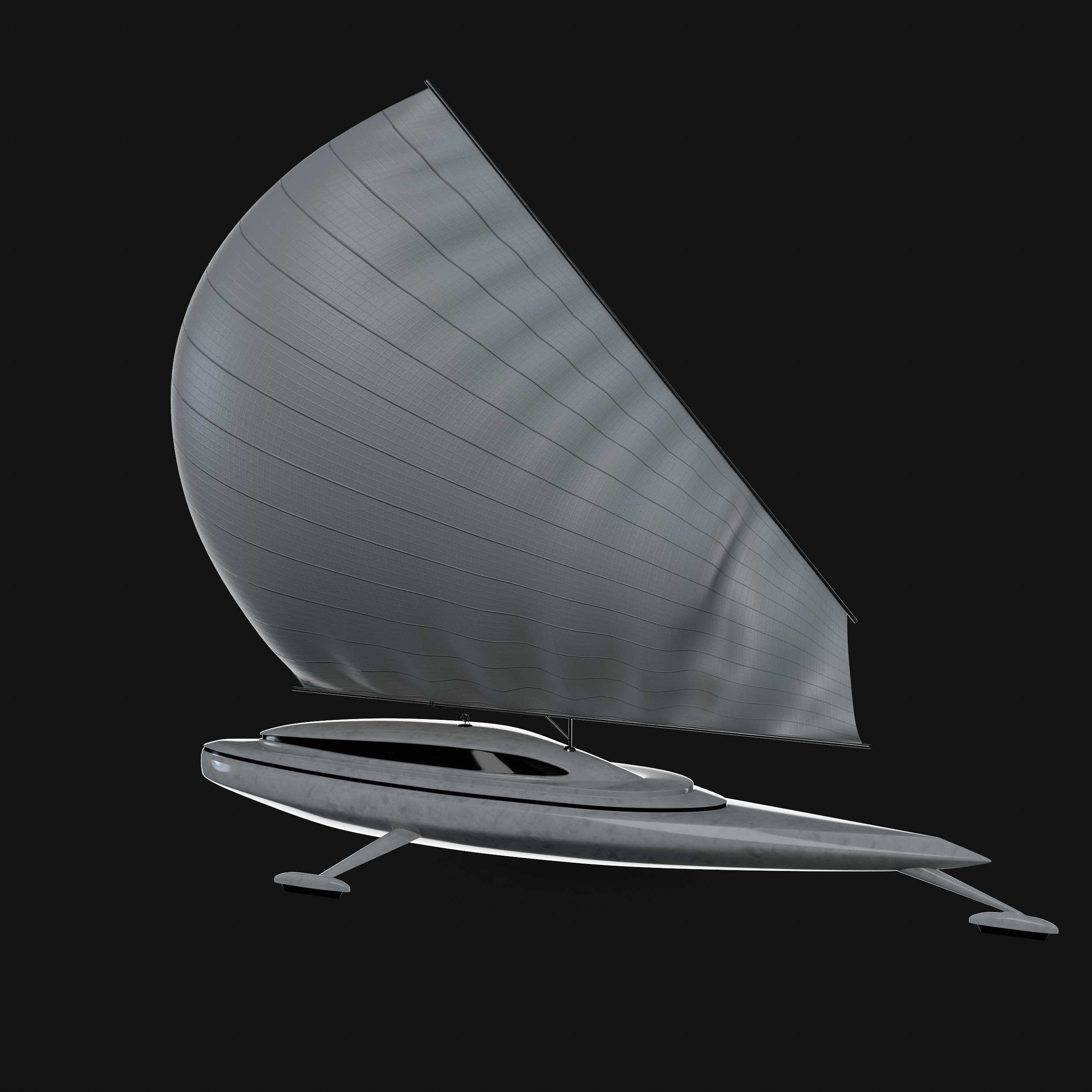 Iceboat 3D model_3