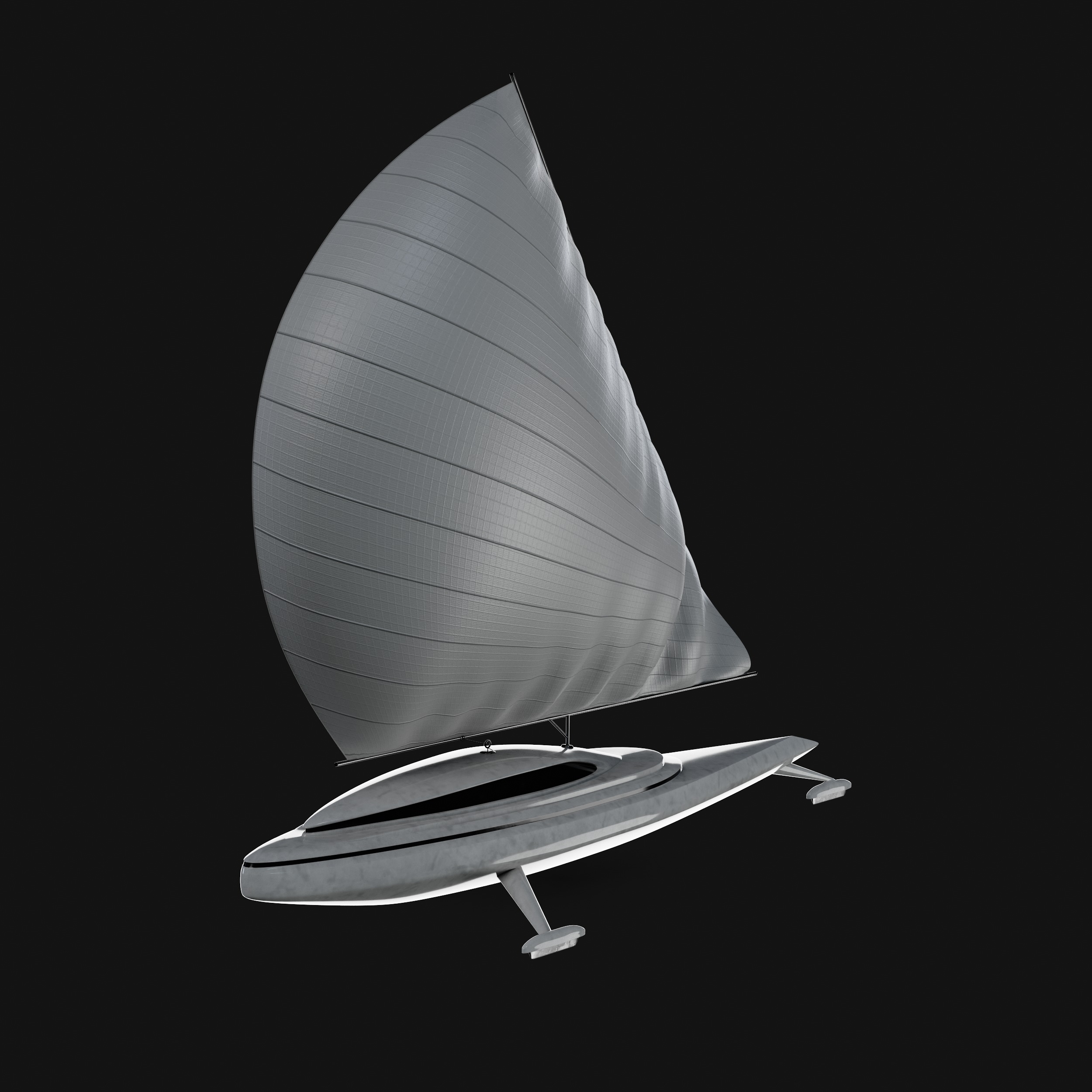 Iceboat 3D model_5