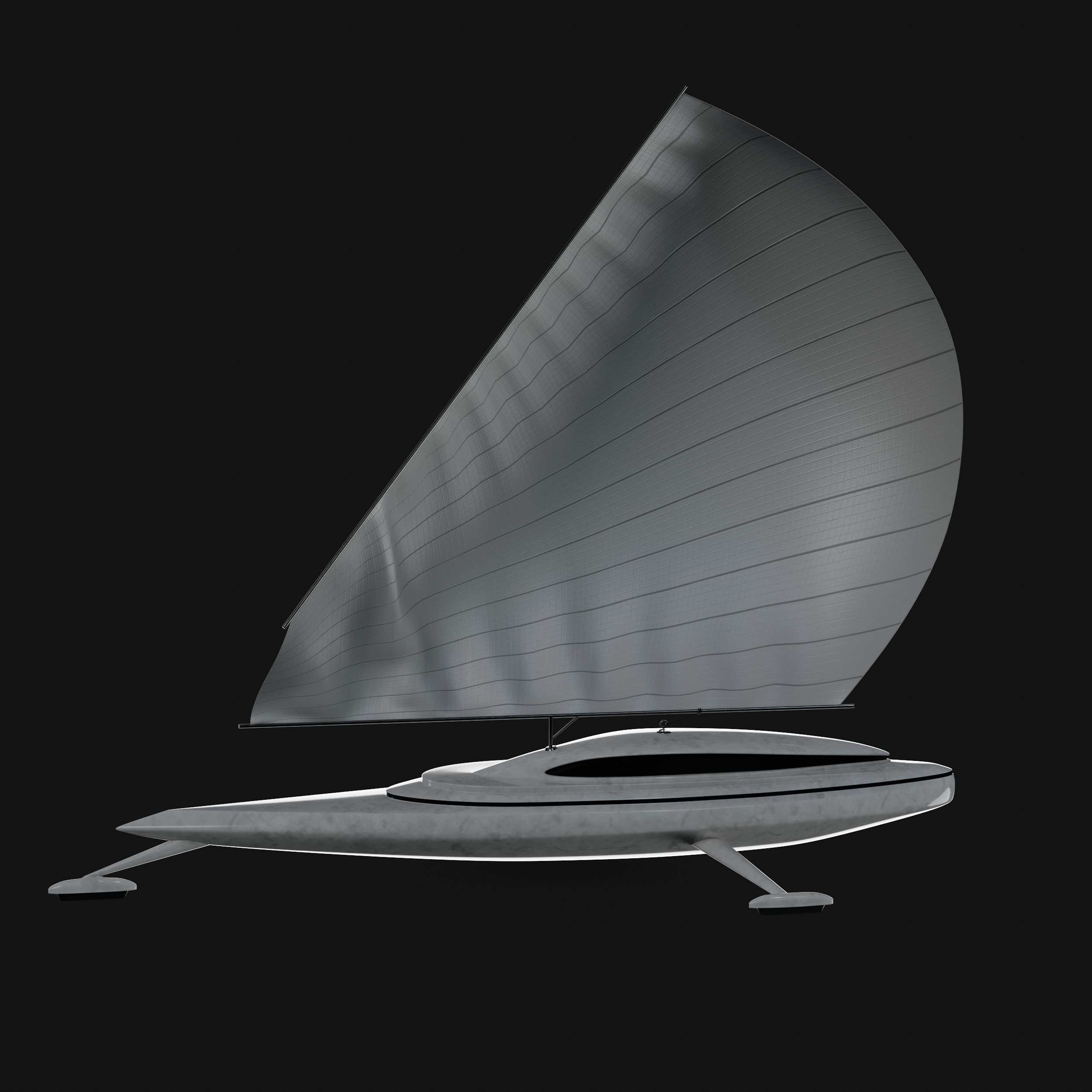 Iceboat 3D model_9