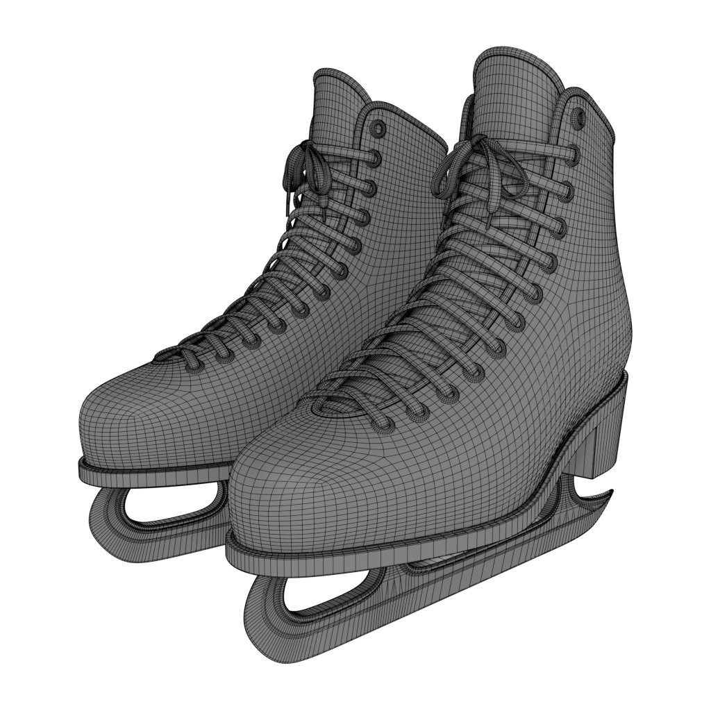 Ice Skate 3D model_3