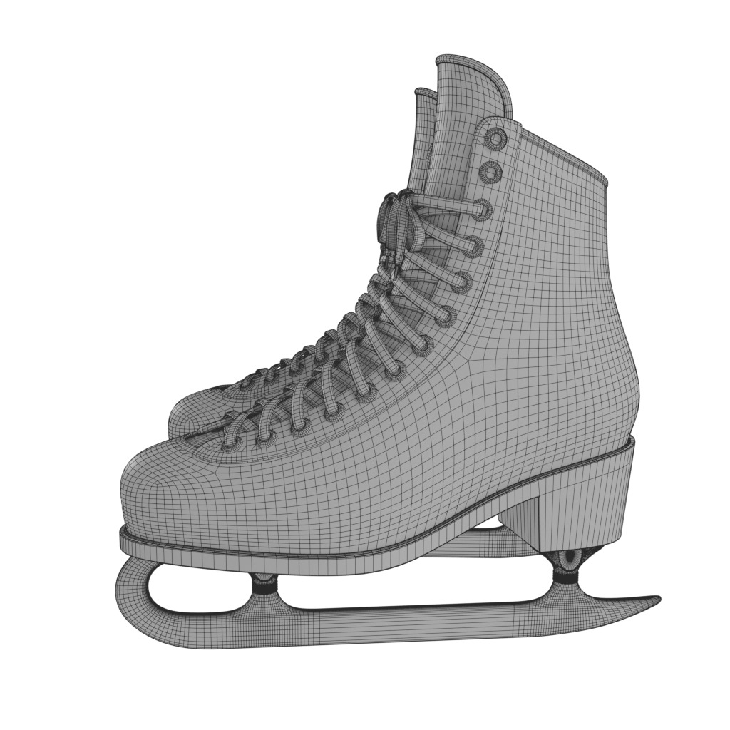 Ski Ornamental 3D model_4