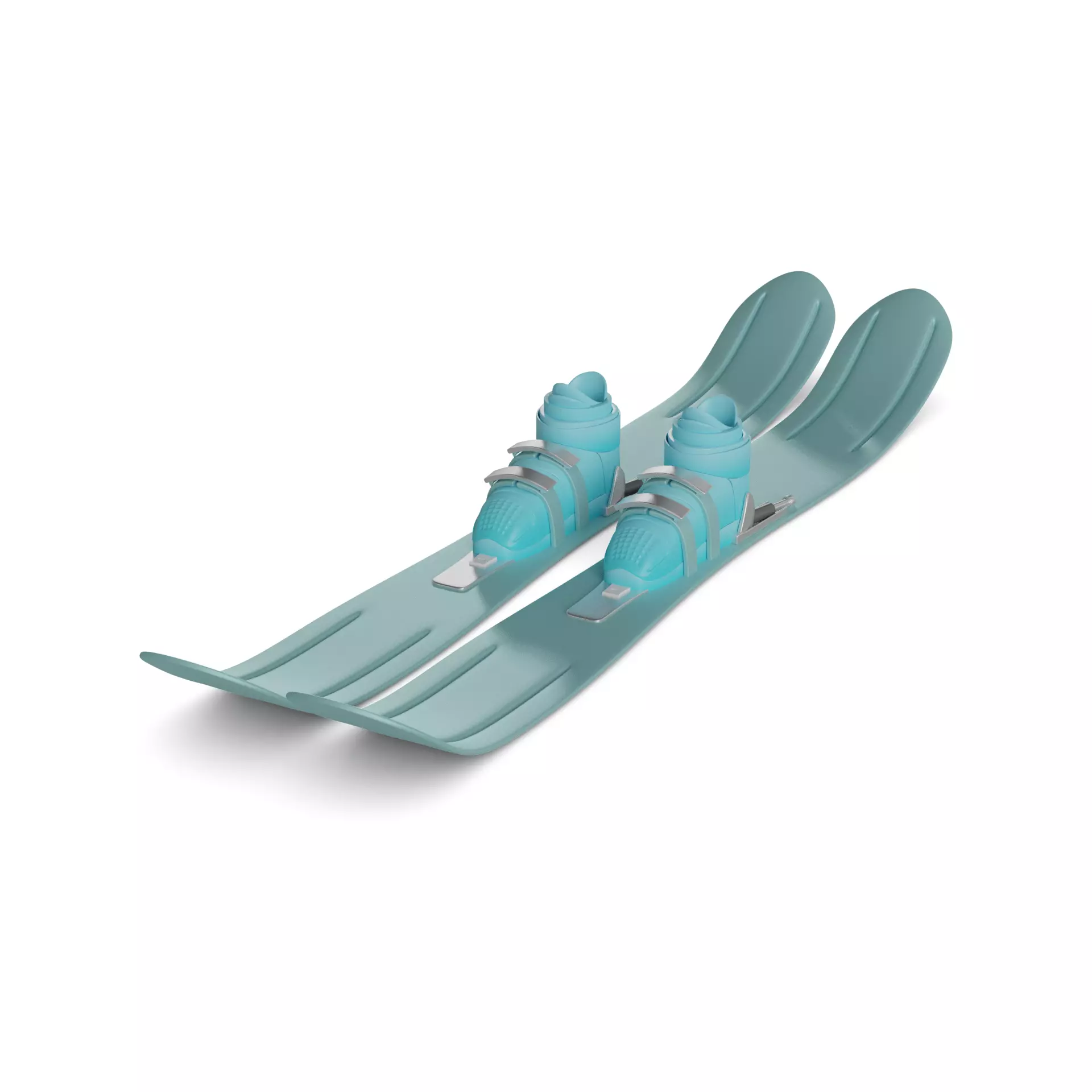 Ski 3D model_0