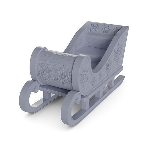 Snow Sled 3D model