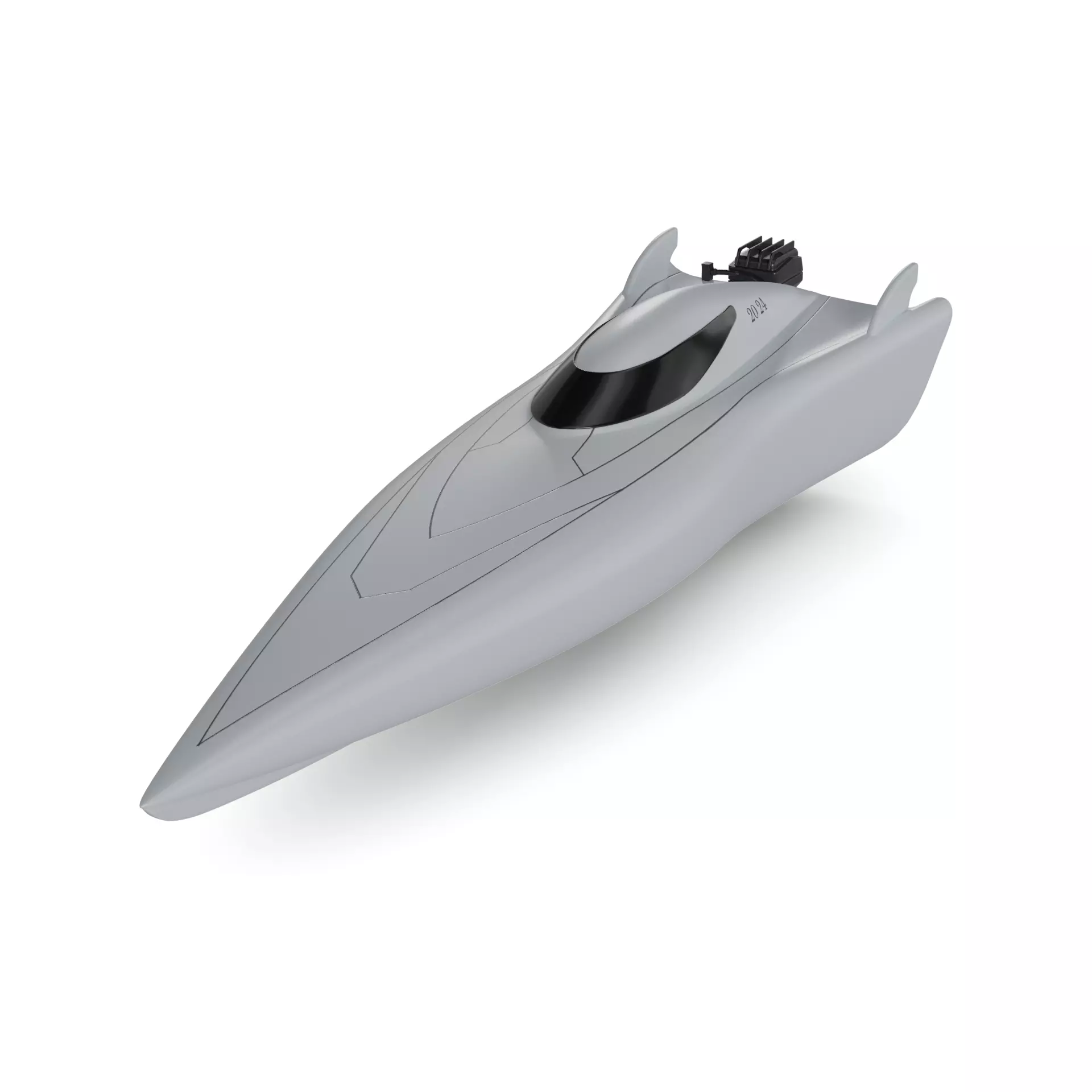 Racing Iceboat 3D model_0