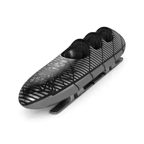 Bobsled Low-poly 3D model